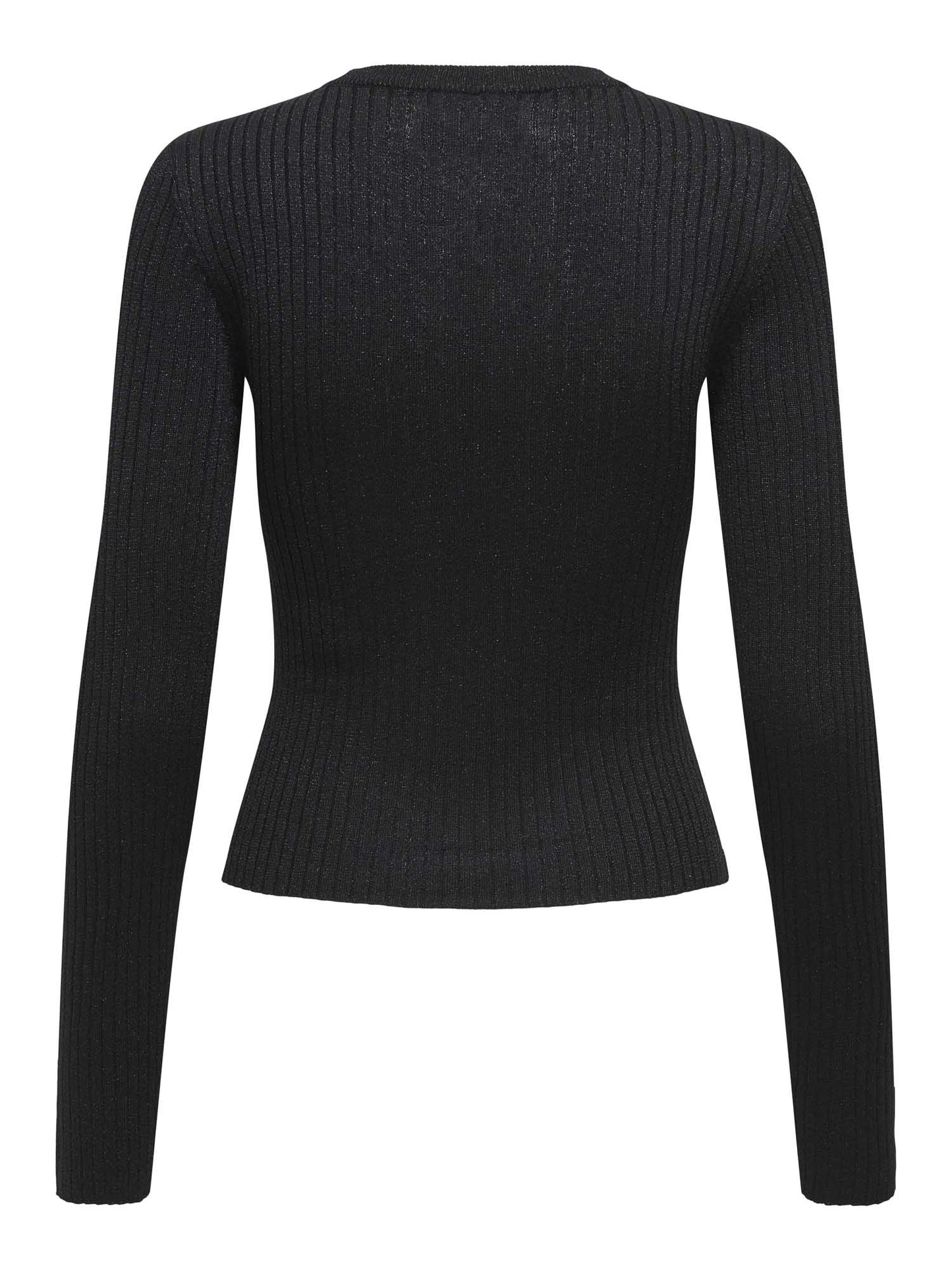 PULLOVER PLUM IN LUREX JACQUELINE DE YONG DA RAGAZZA NERO