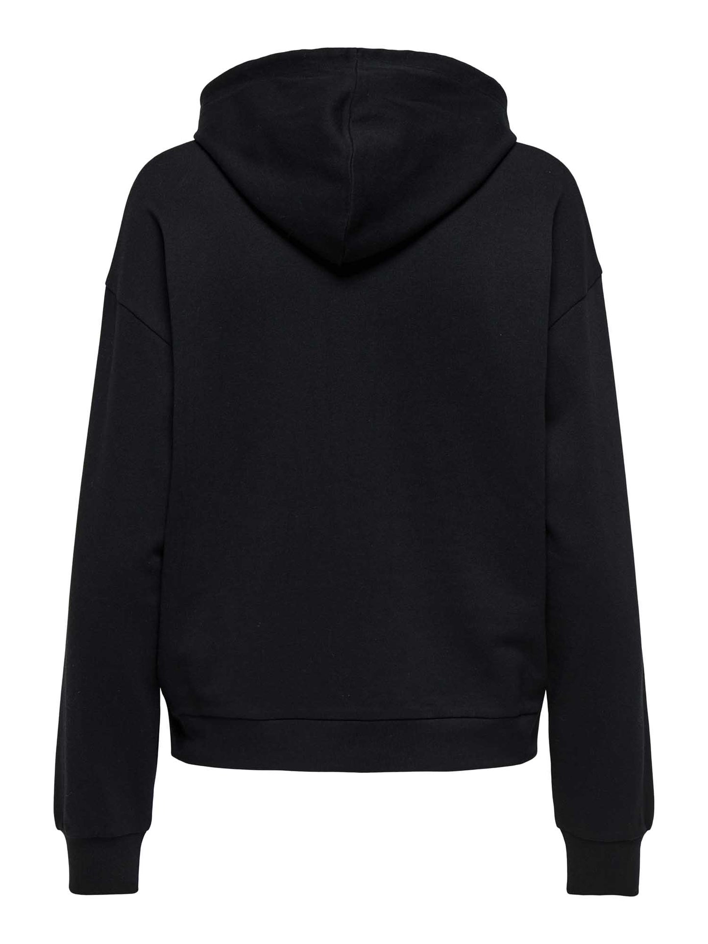 FELPA CON CAPPUCCIO AMALFI JACQUELINE DE YONG DA RAGAZZA NERO