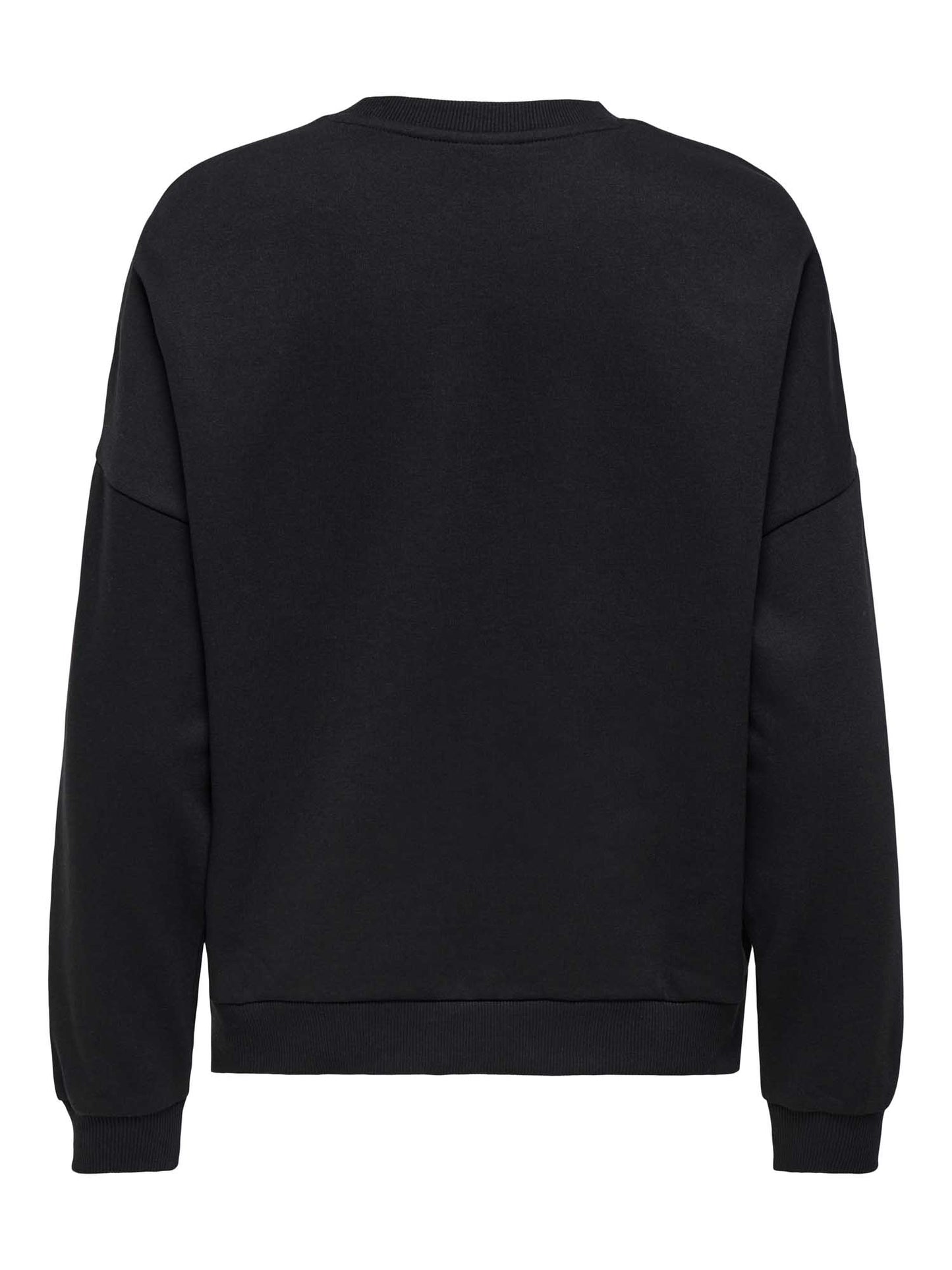 FELPA PRIMA CON STRASS JACQUELINE DE YONG DA RAGAZZA NERO