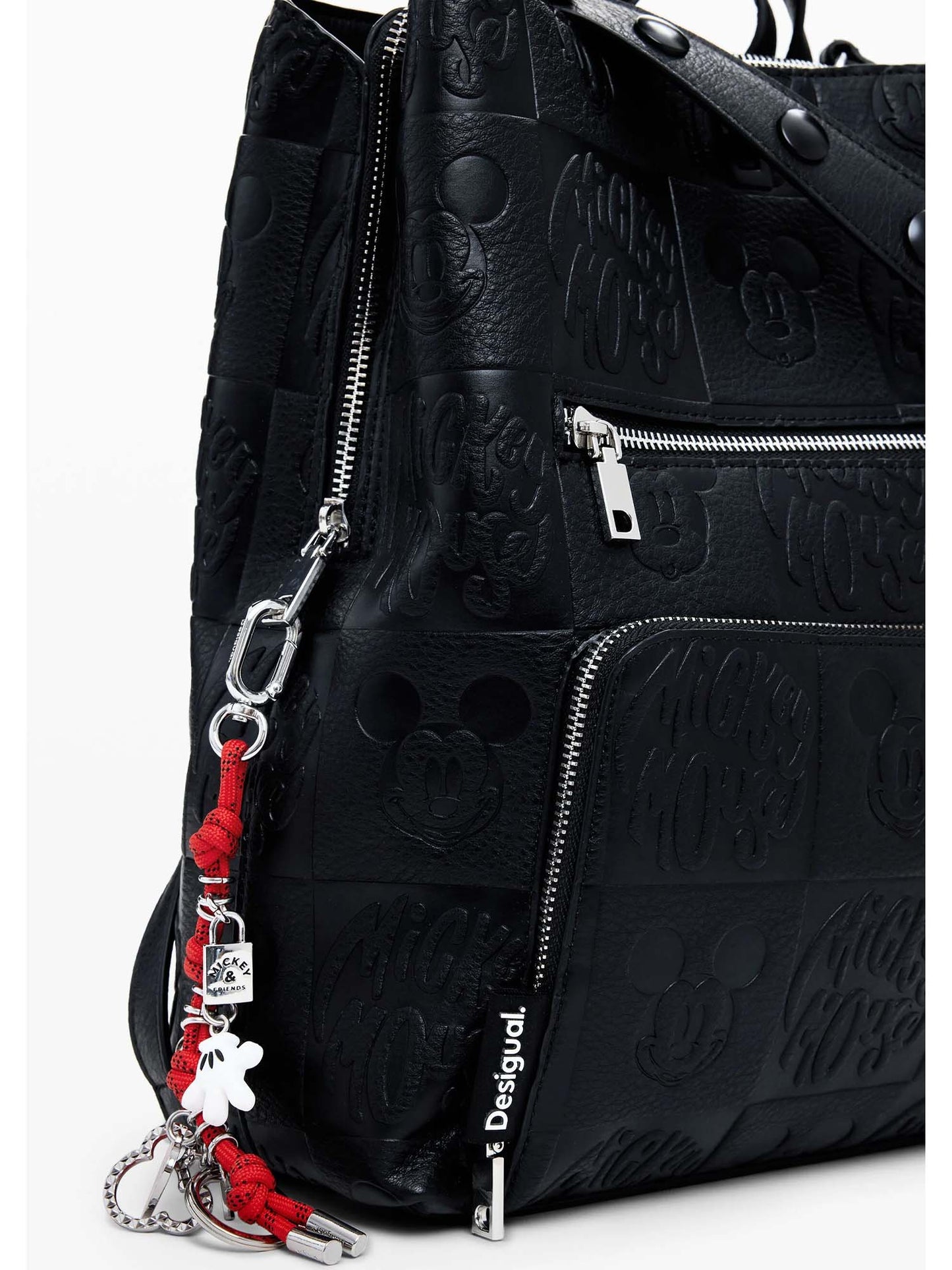 ZAINO ALL MICKEY DESIGUAL DONNA NERO