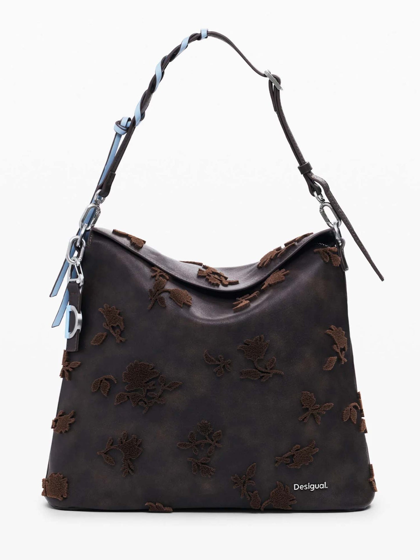 ZAINO CONVERTIBILE STENCIL FLO DESIGUAL DONNA CIOCCOLATO