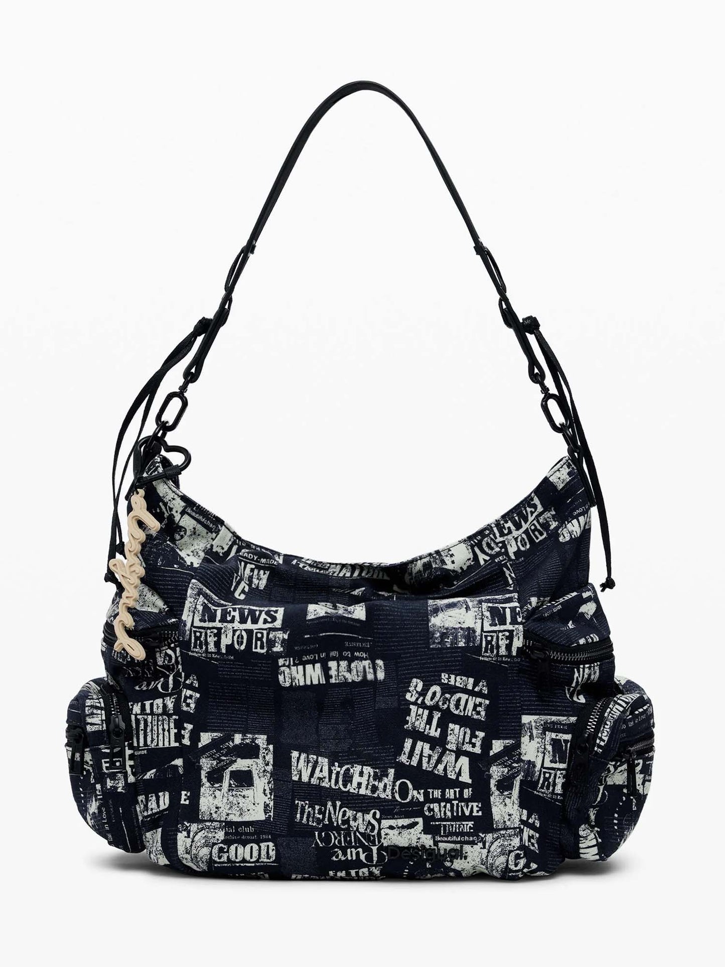 BORSA GIORNALE DESIGUAL DONNA NERO