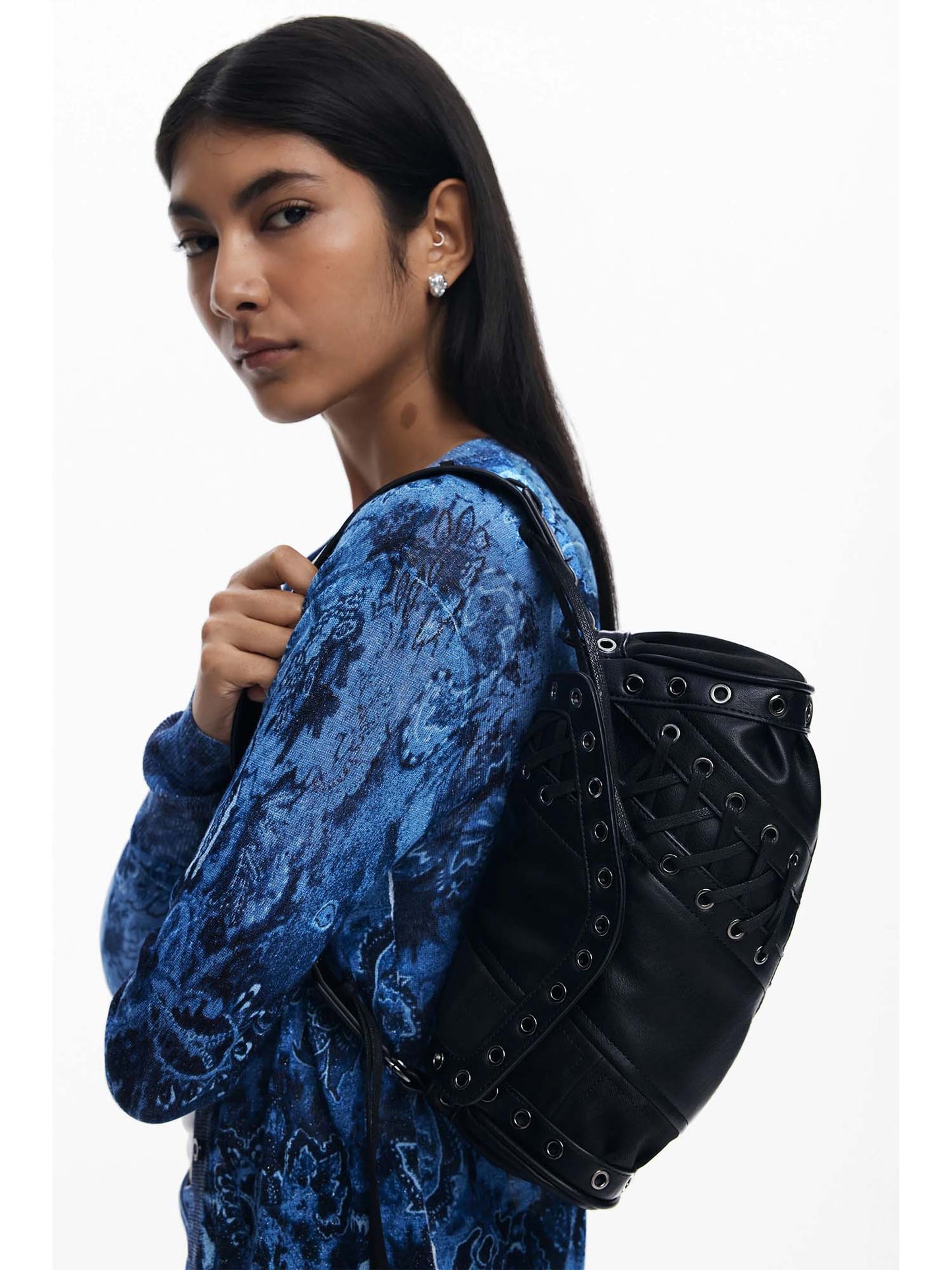 BORSA TANGO DESIGUAL DONNA NERO