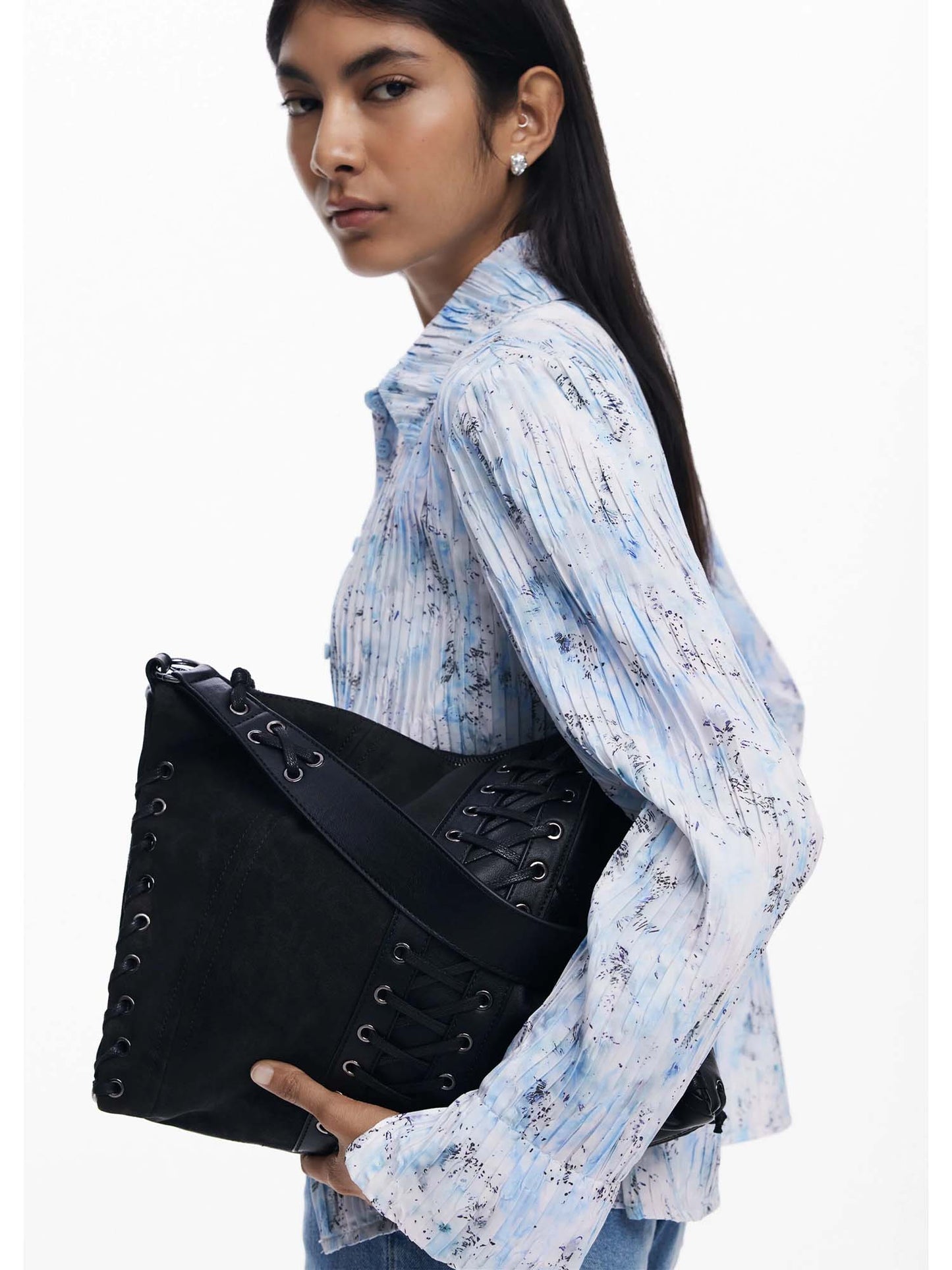 BORSA TANGO DESIGUAL DONNA NERO