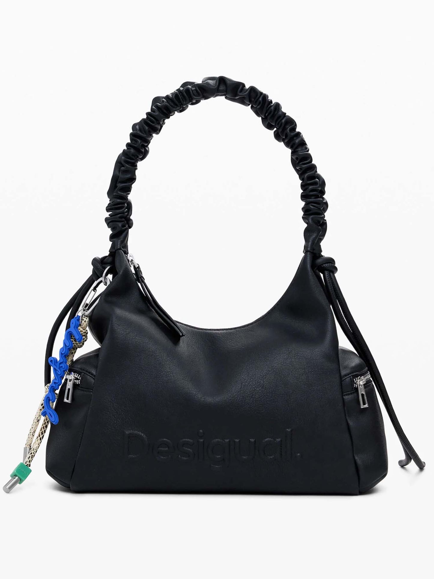 BORSA HALF LOGO DESIGUALDONNA NERO