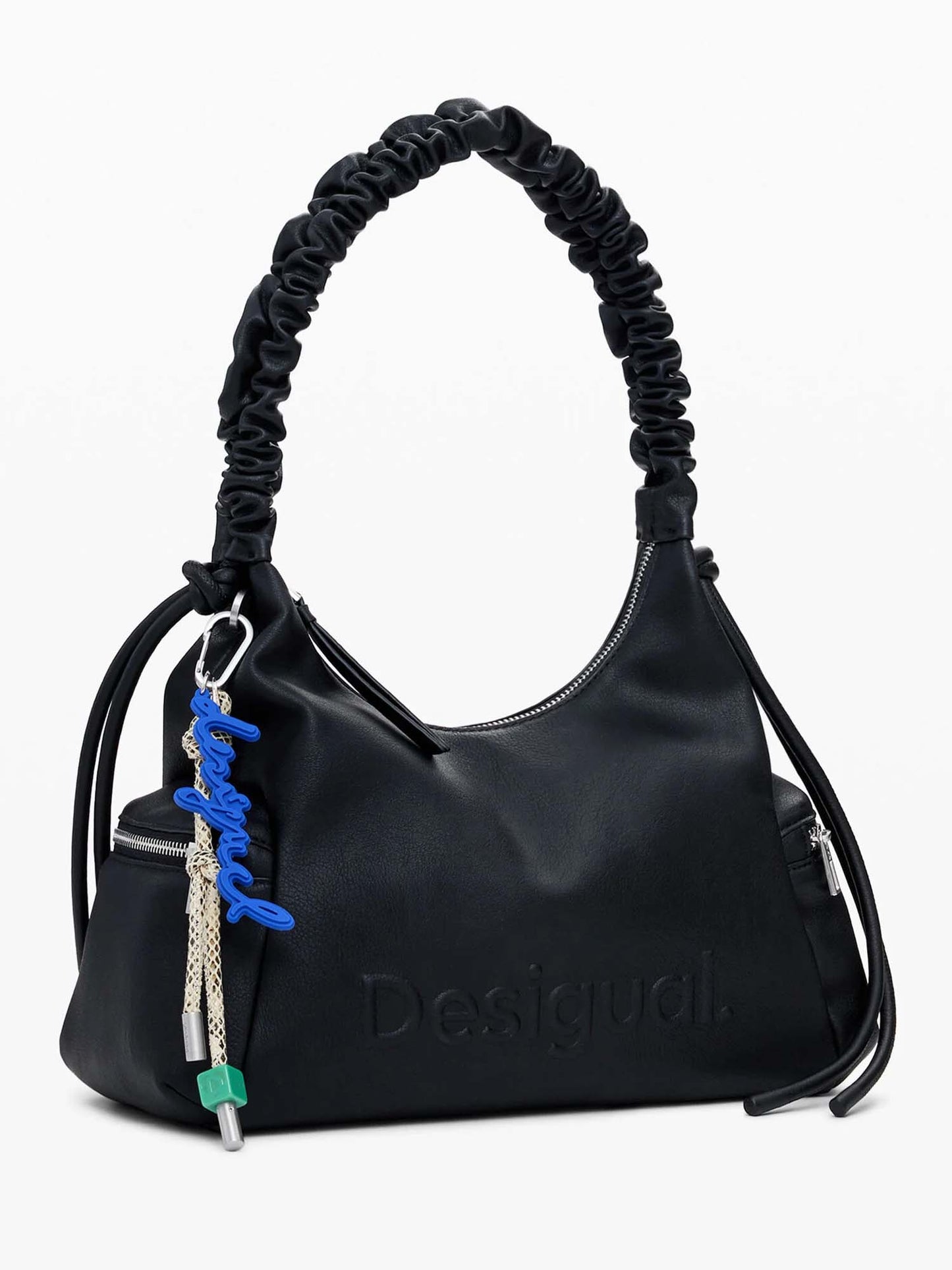 BORSA HALF LOGO DESIGUALDONNA NERO