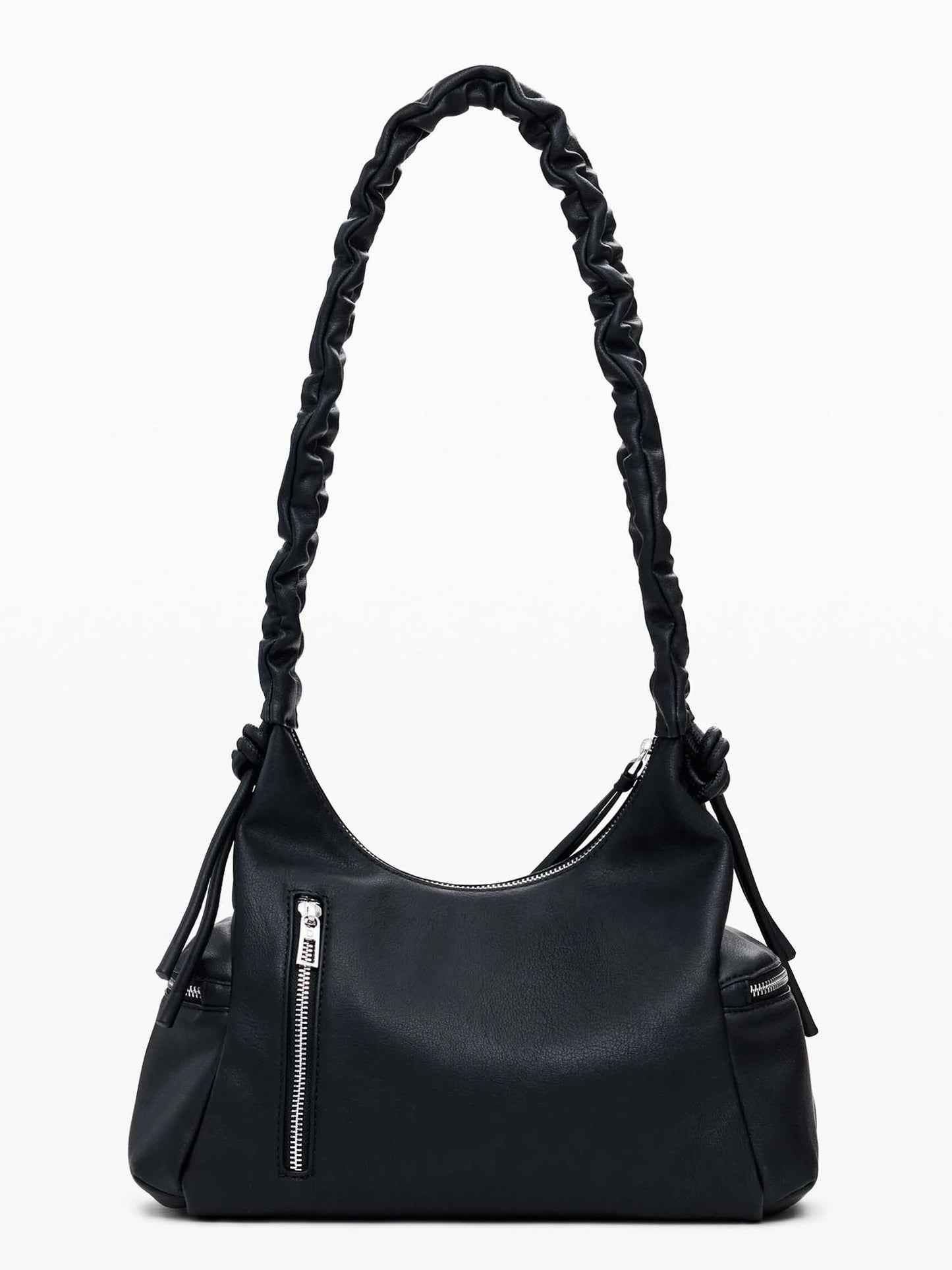 BORSA HALF LOGO DESIGUALDONNA NERO