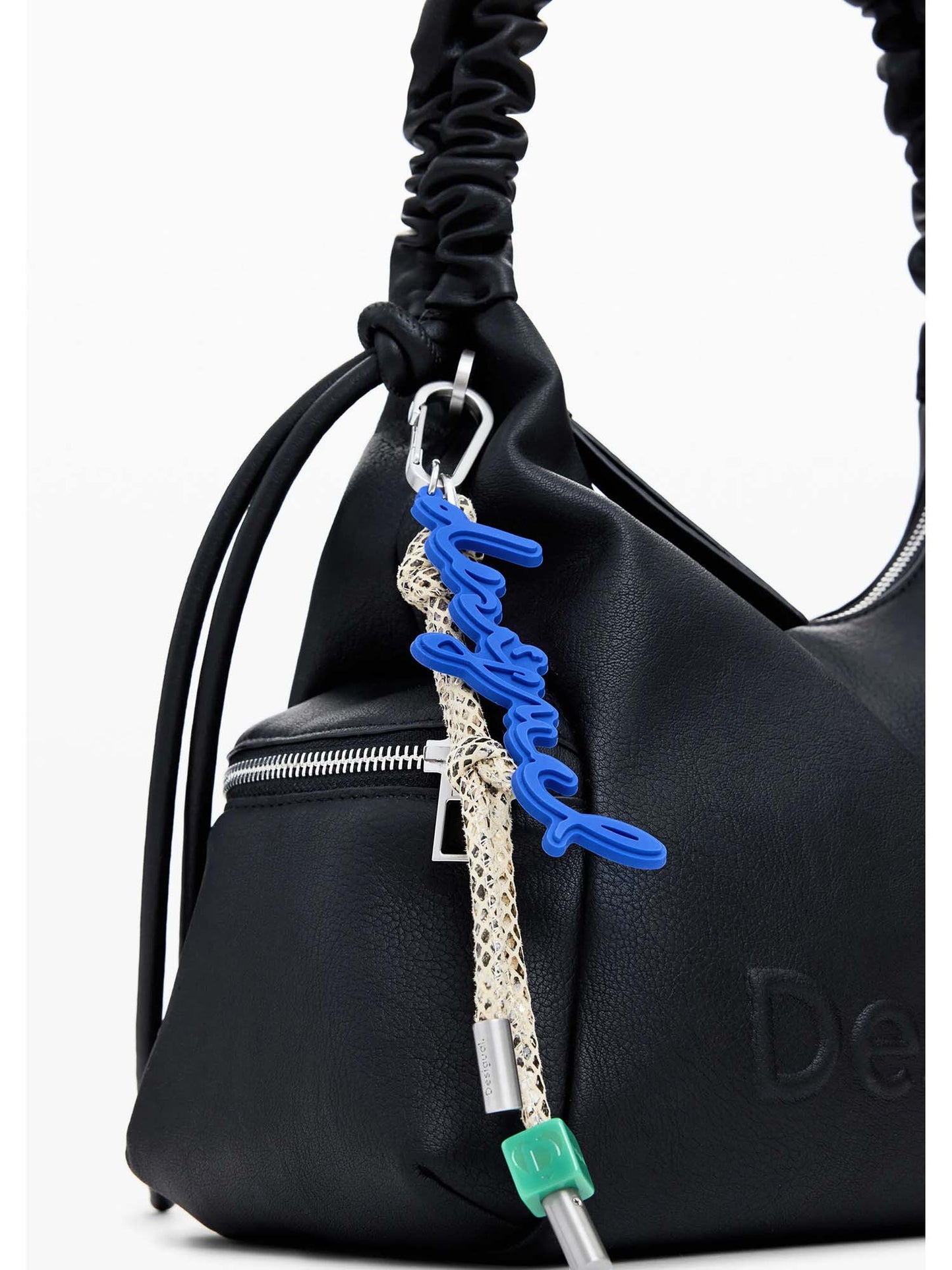 BORSA HALF LOGO DESIGUALDONNA NERO