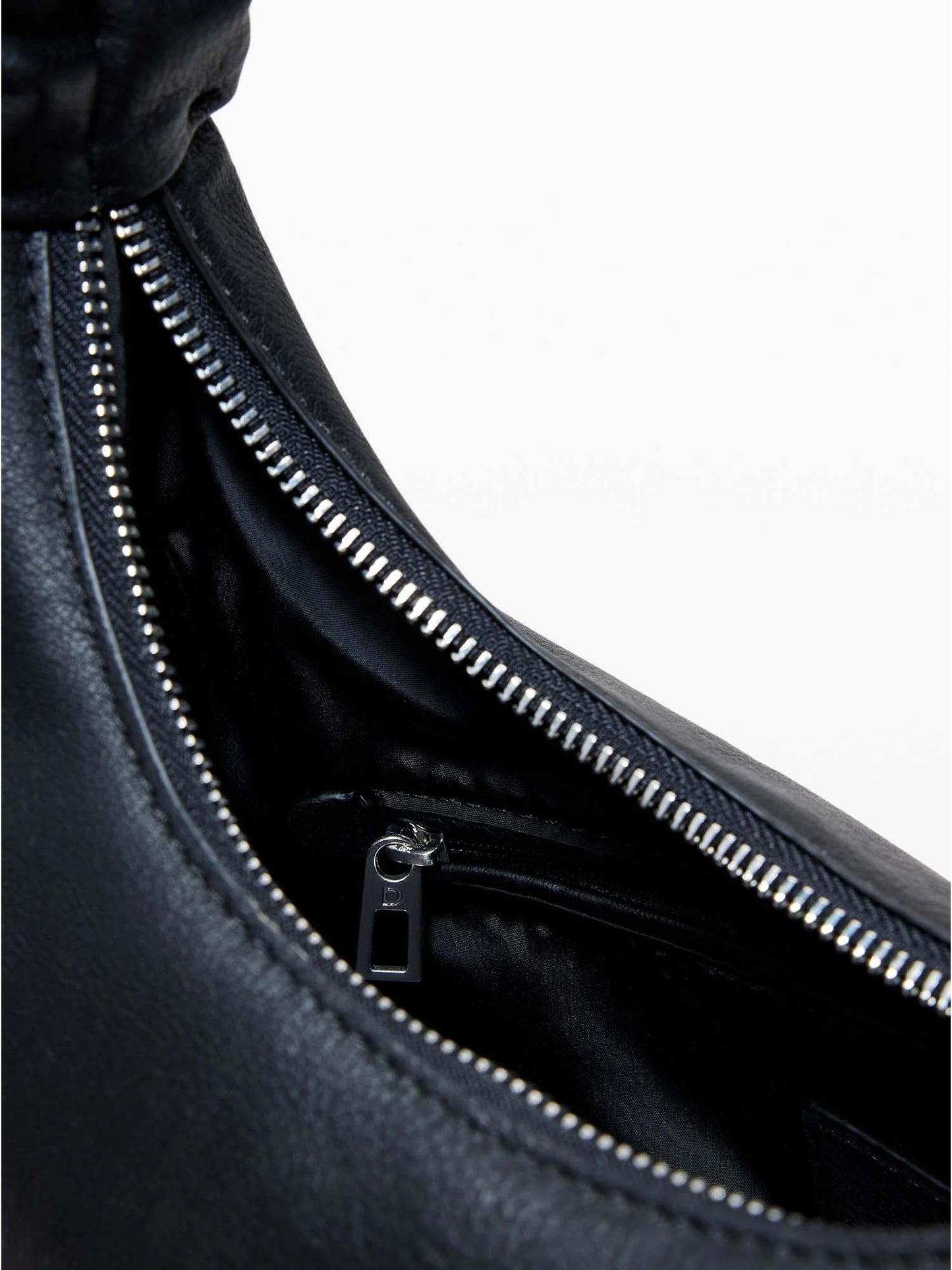 BORSA HALF LOGO DESIGUALDONNA NERO