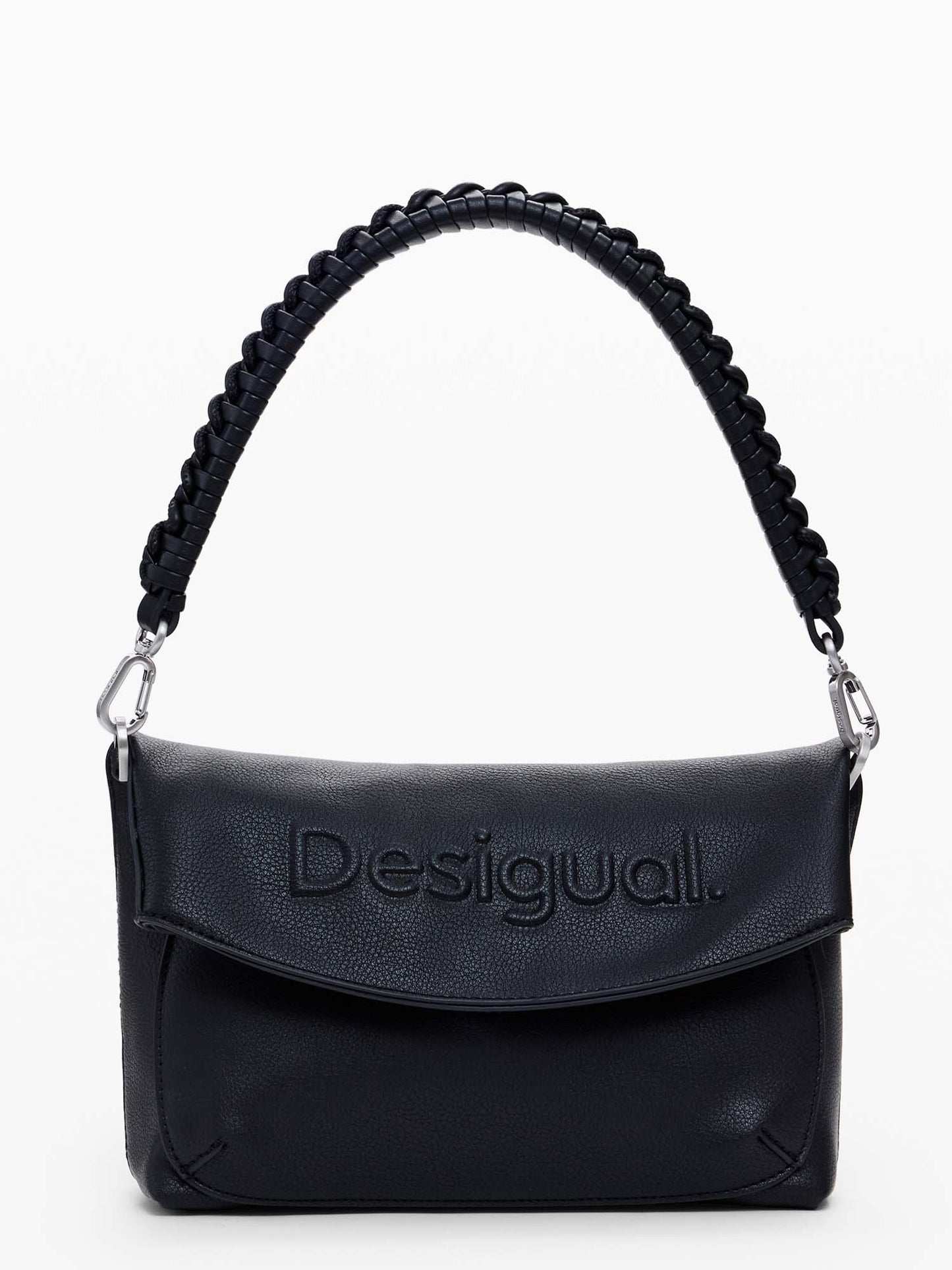 BORSA HALF LOGO DESIGUAL DONNA NERO