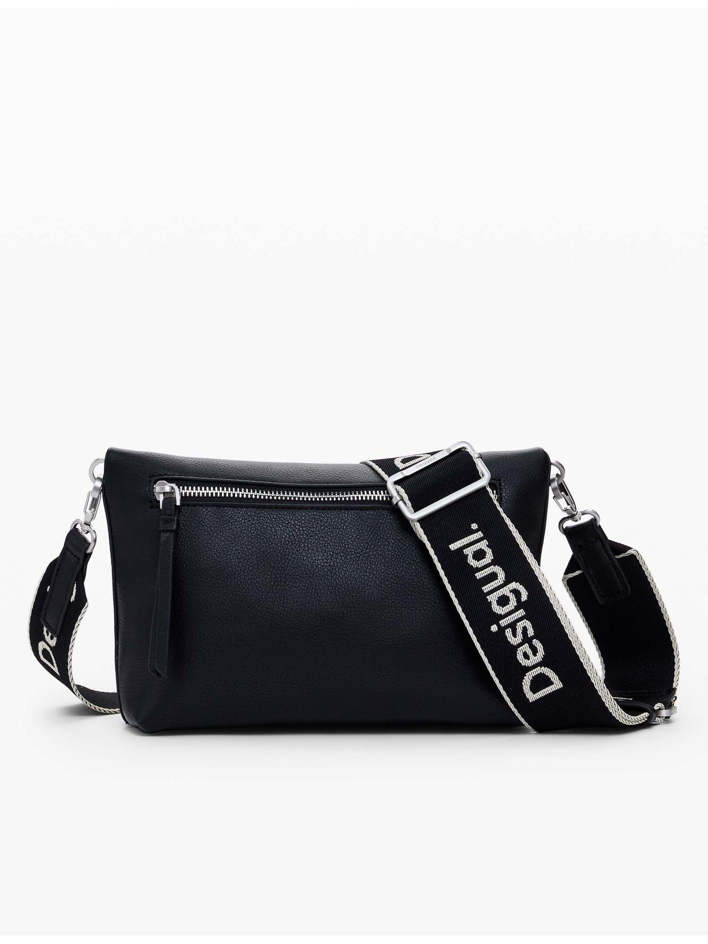 BORSA HALF LOGO DESIGUAL DONNA NERO