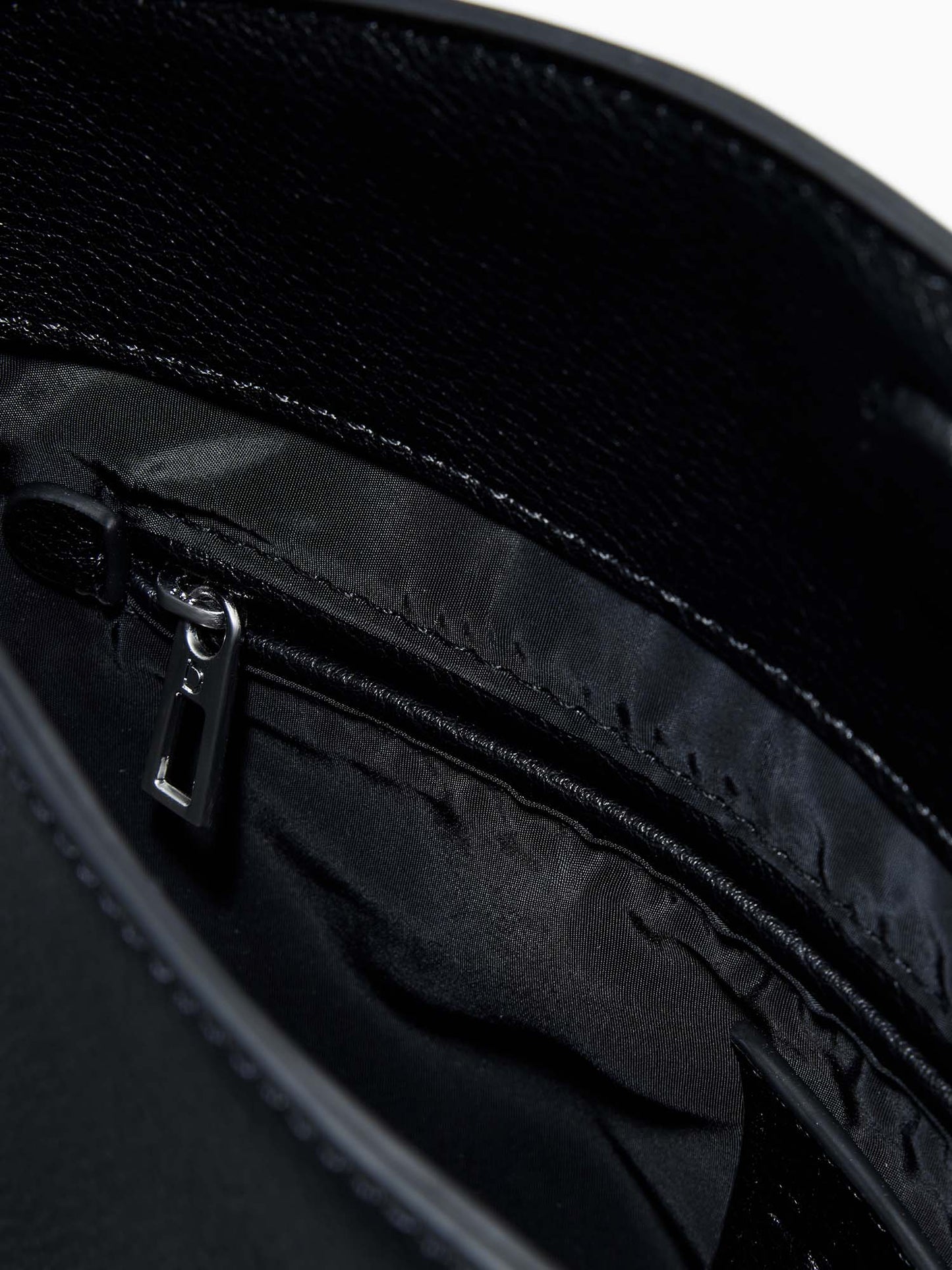 BORSA HALF LOGO DESIGUAL DONNA NERO