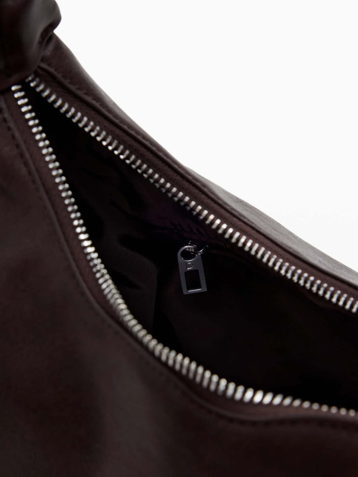 BORSA HALF LOGO DESIGUALDONNA CIOCCOLATO