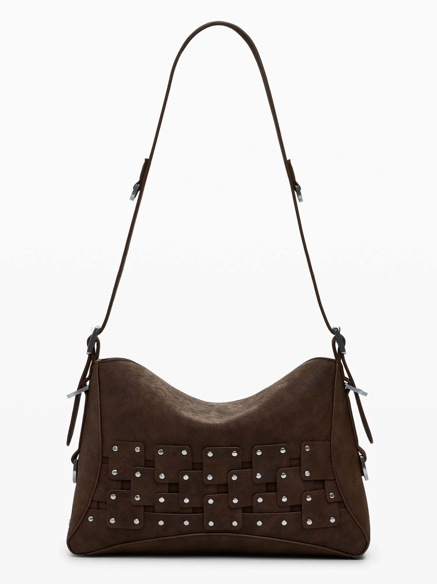 BORSA NEW PATCH DESIGUAL DONNA CIOCCOLATO