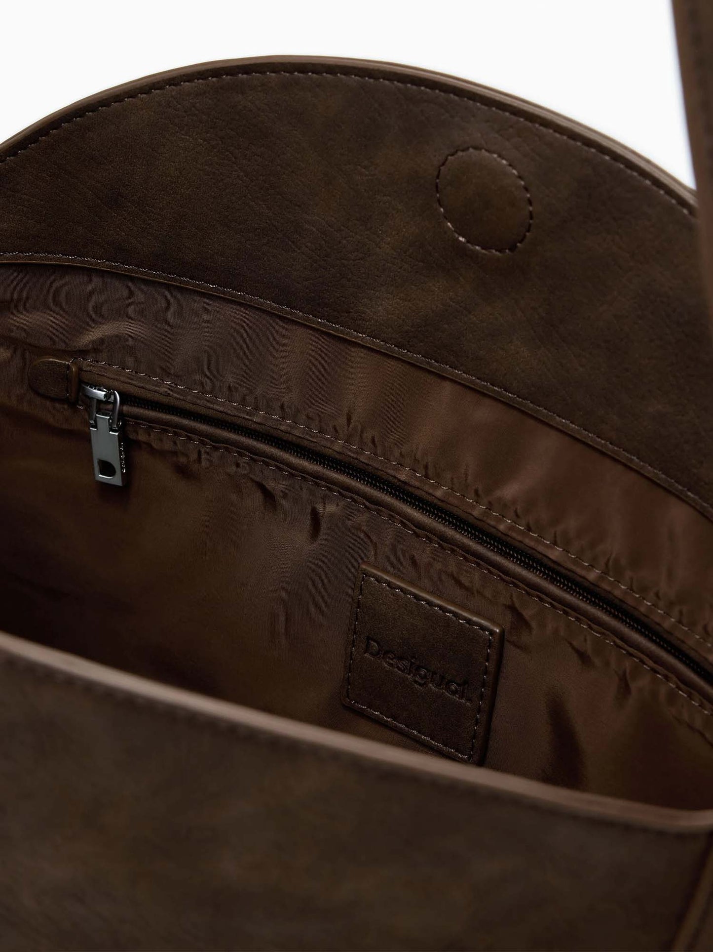 BORSA NEW PATCH DESIGUAL DONNA CIOCCOLATO