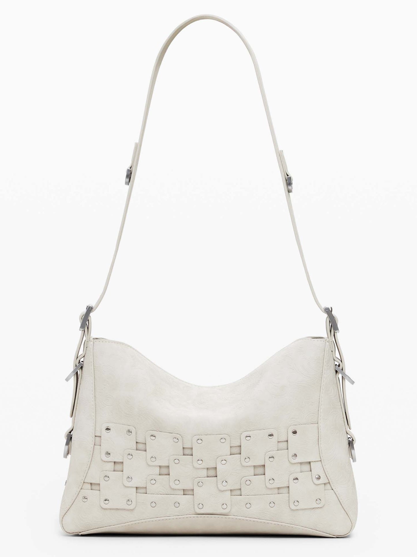 BORSA NEW PATCH DESIGUAL DONNA CREMA