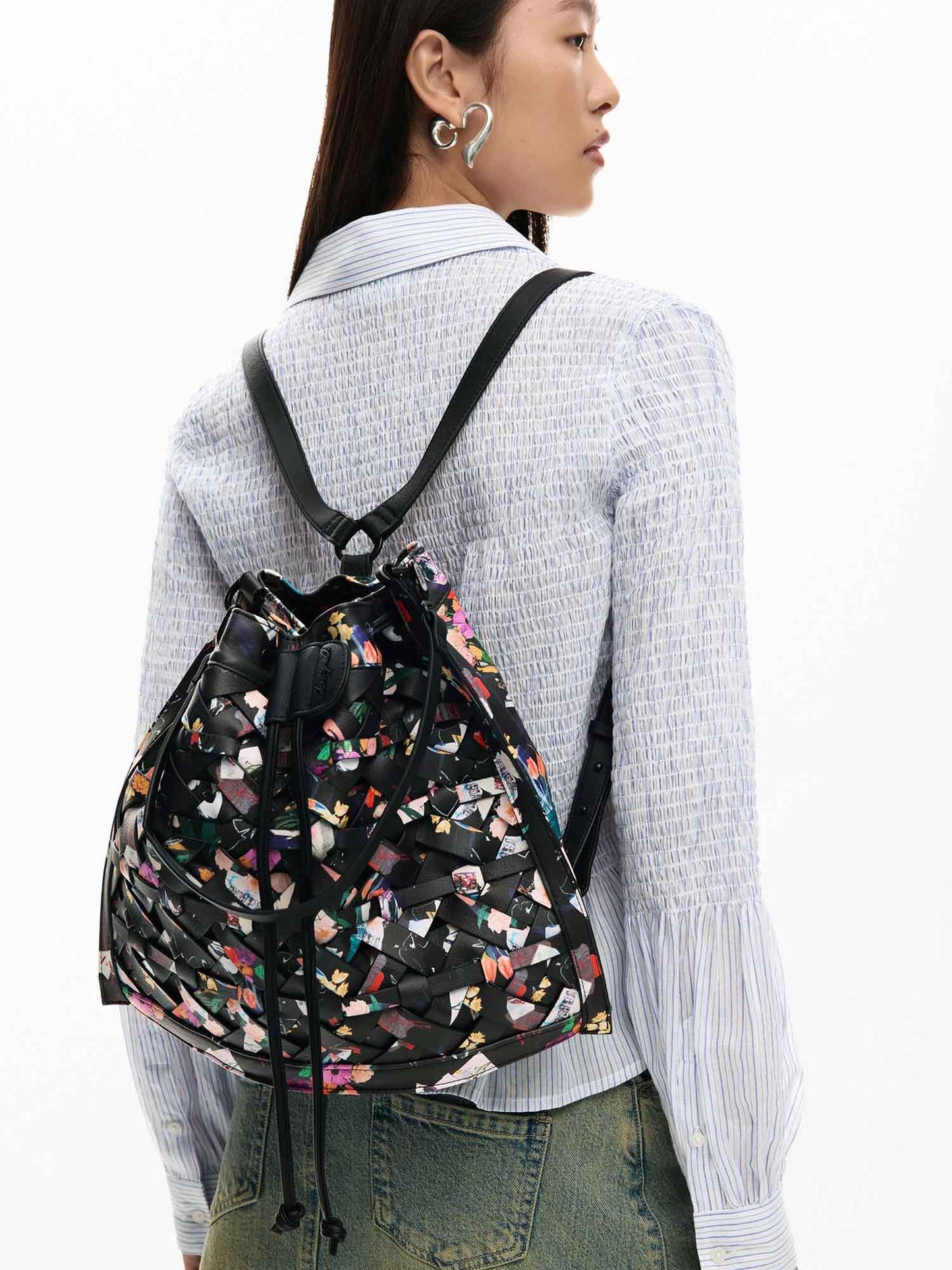 Zaino Desigual da donna adulto in nero dalla collezione primavera-estate