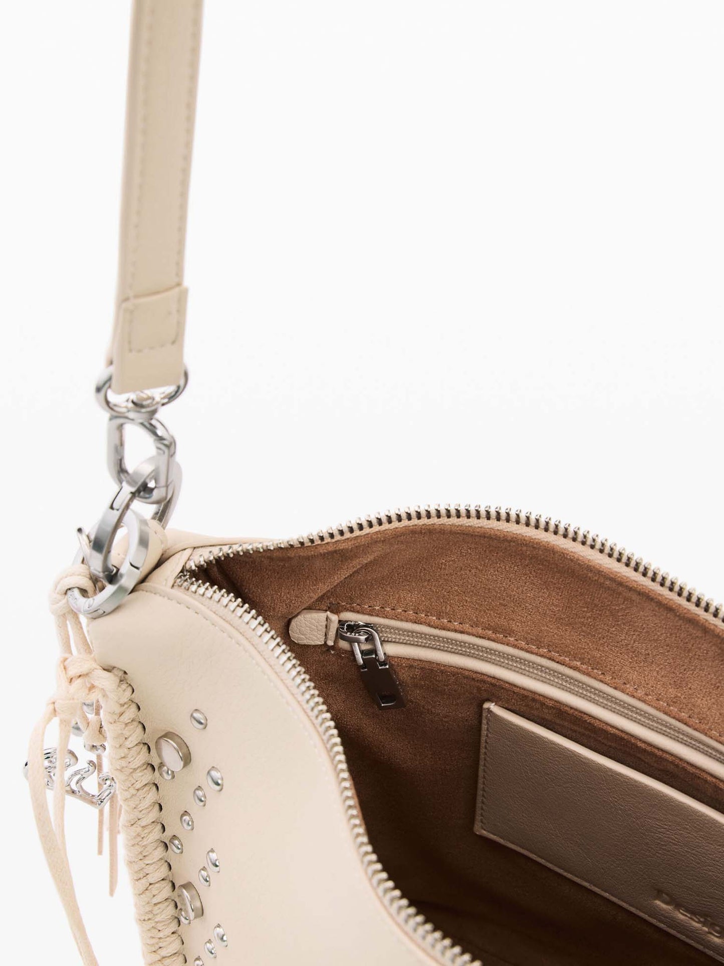 Borsa Gallium Munich beige in similpelle da donna Desigual