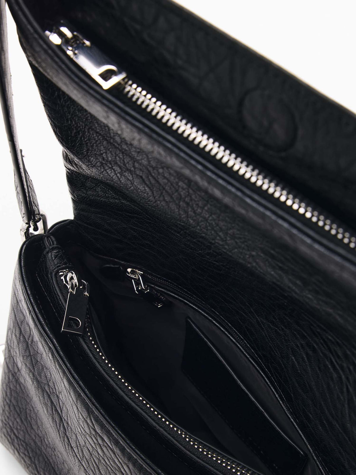 Desigual Half Logo, borsa da donna nera