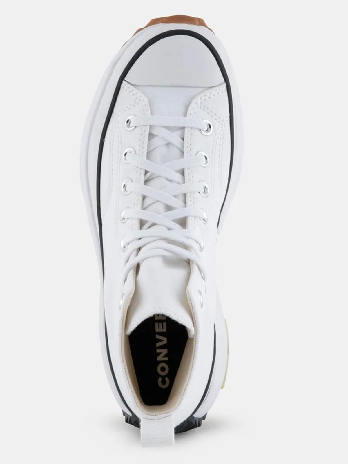 Converse run star hi sneakers da donna bianco