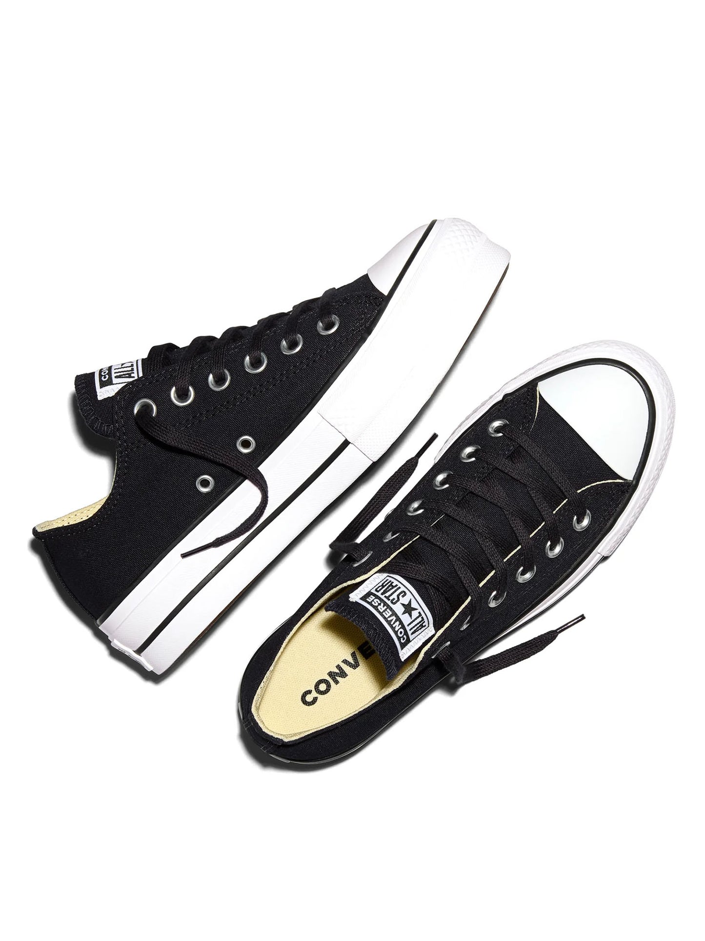 Converse Chuck Lift, sneakers donna nere dallo stile iconico