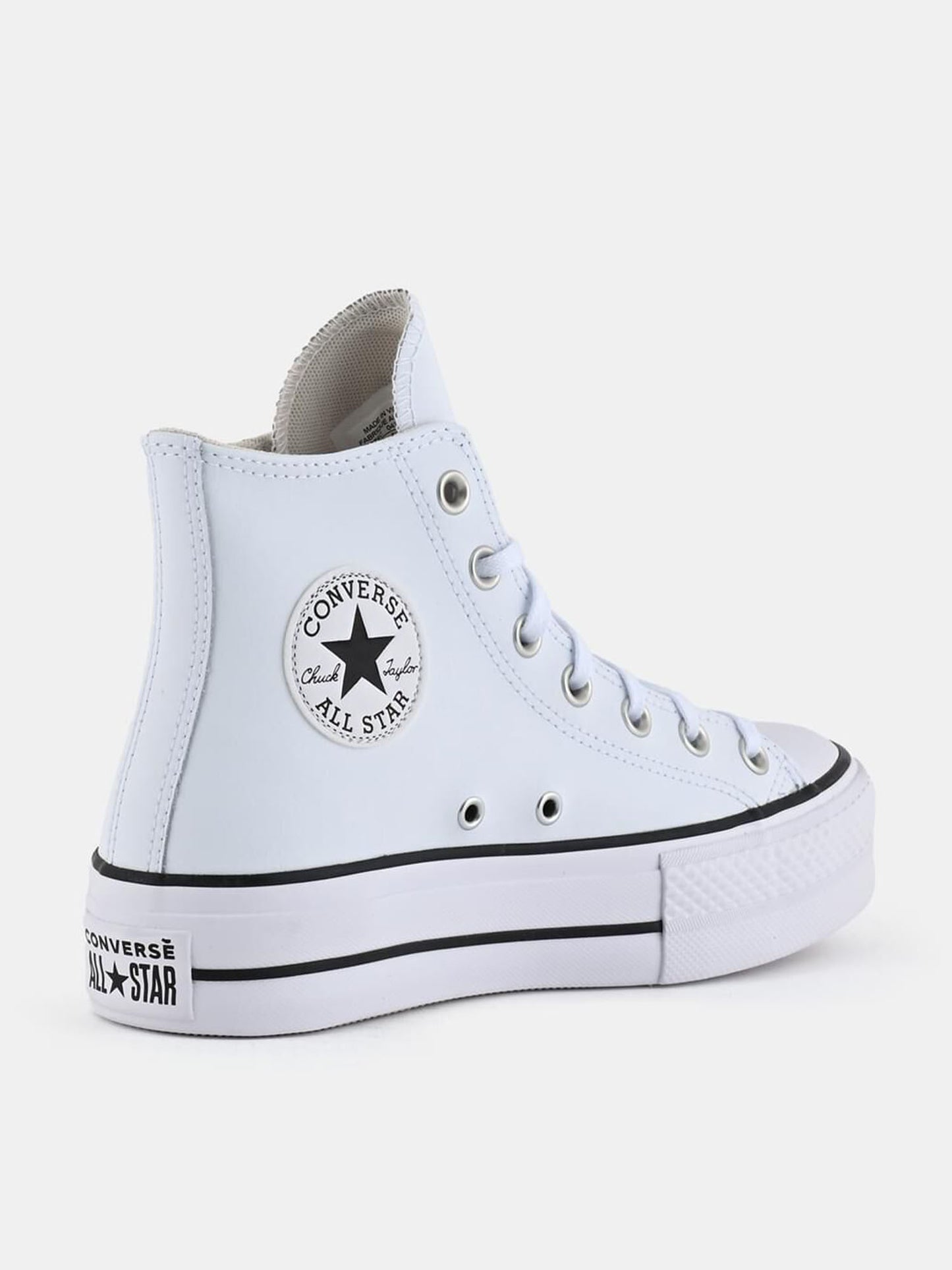 SNEAKERS CONVERSE CHUCK TAYLOR LIFT HIGH TOP DONNA BIANCO