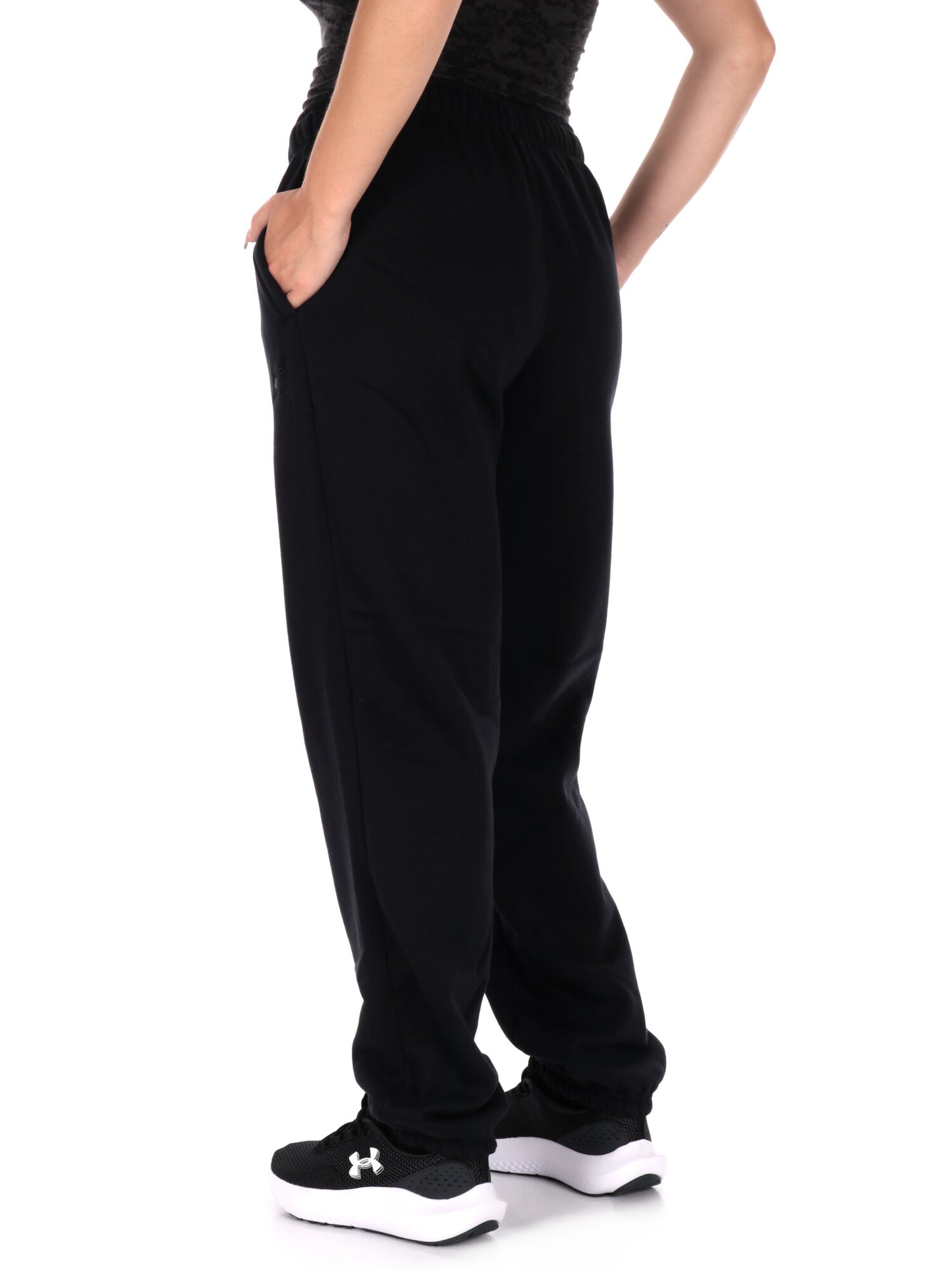 JOGGER ICON UNDER ARMOUR DA DONNA NERO