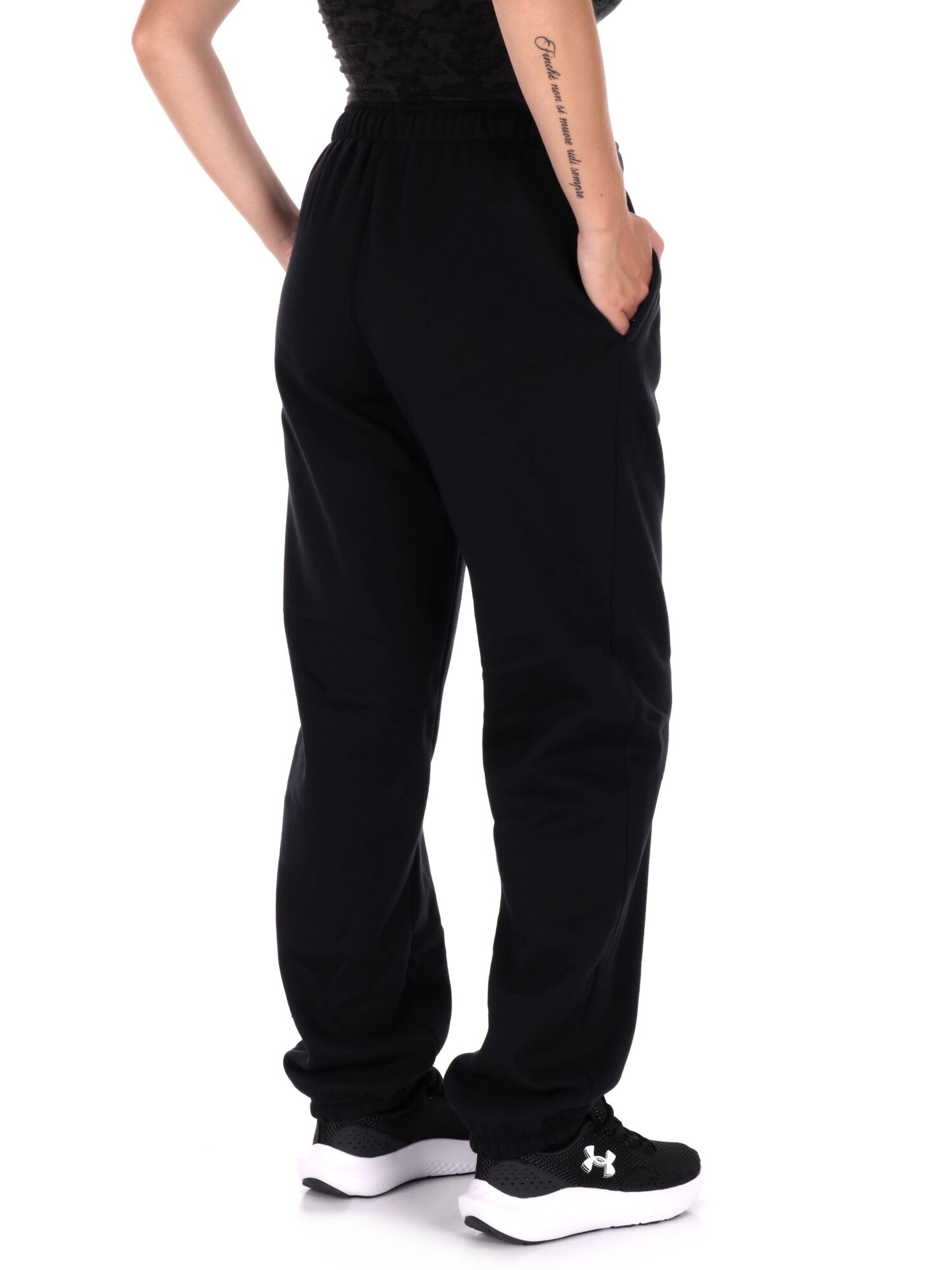 JOGGER ICON UNDER ARMOUR DA DONNA NERO
