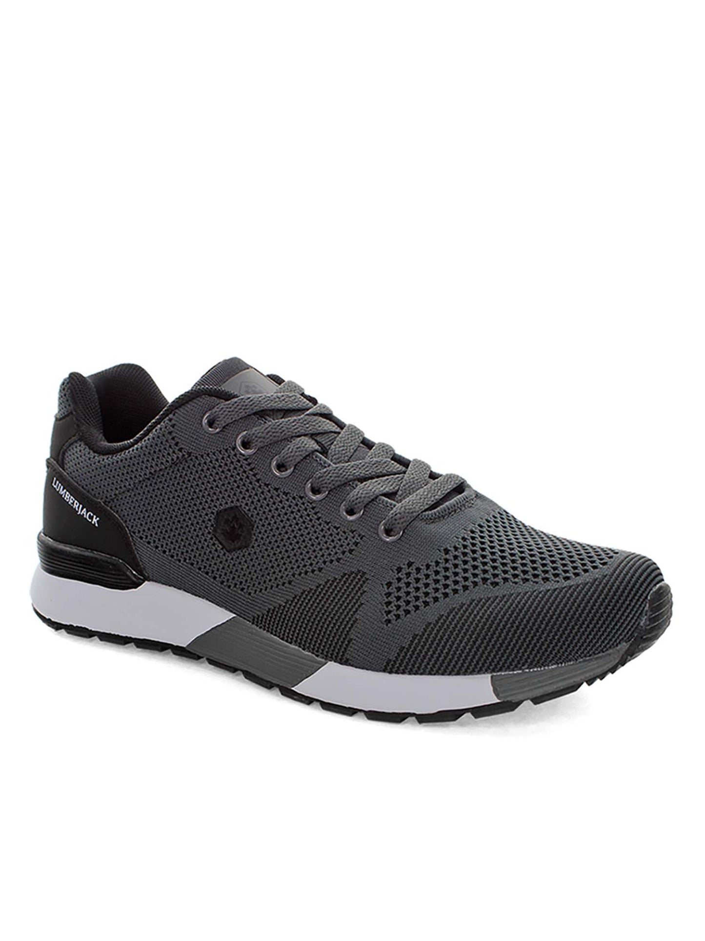 Sneakers Lumberjack Vendor uomo in tessuto grigio comode e leggere