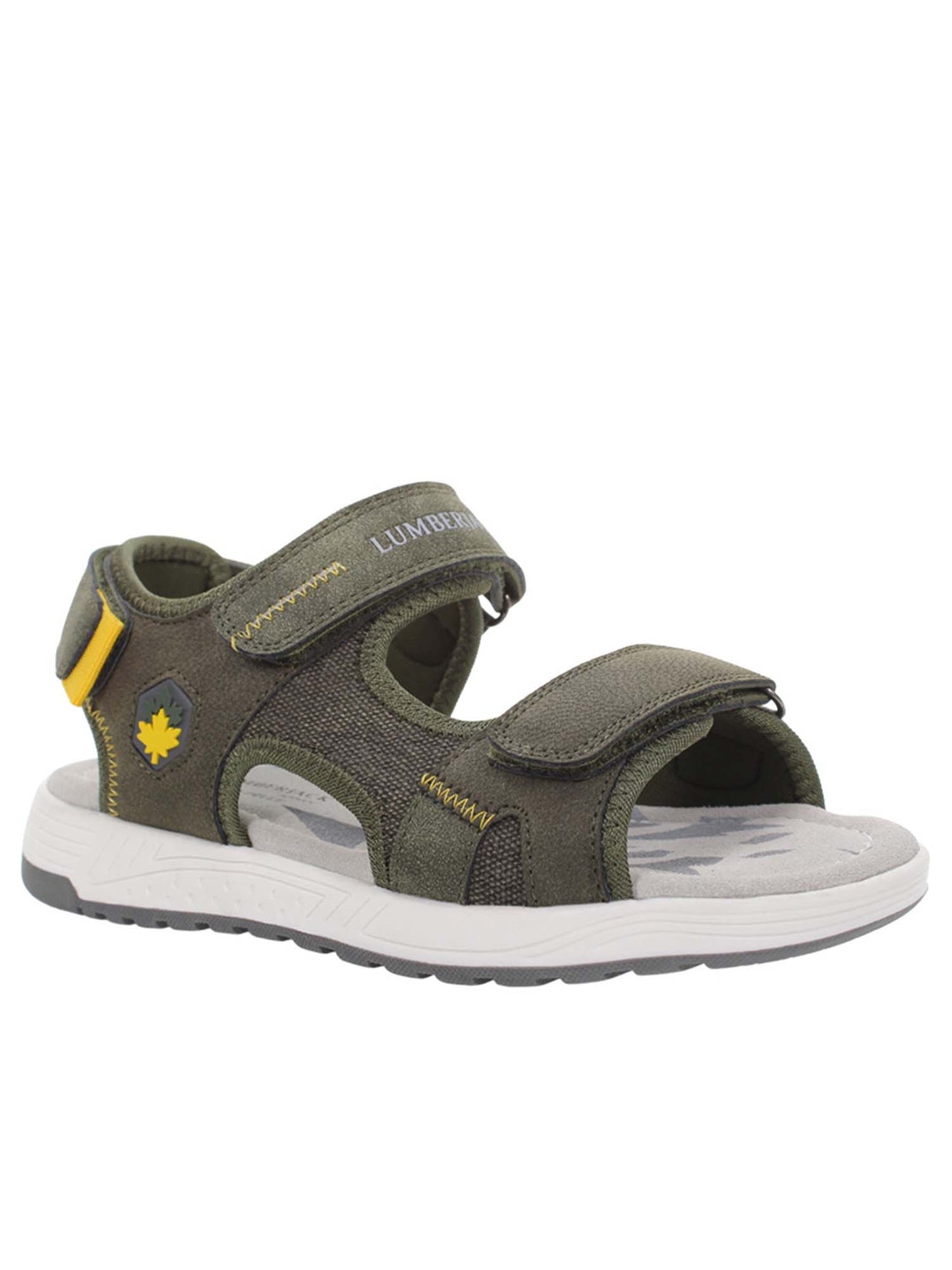 Infradito Lumberjack Breky unisex bambino verde