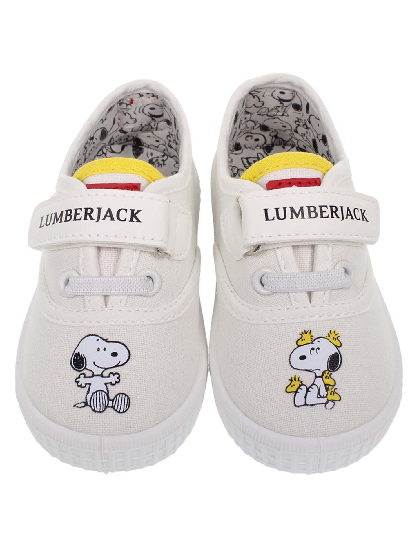 Lumberjack Bee, sneaker slip on bianca unisex bambino