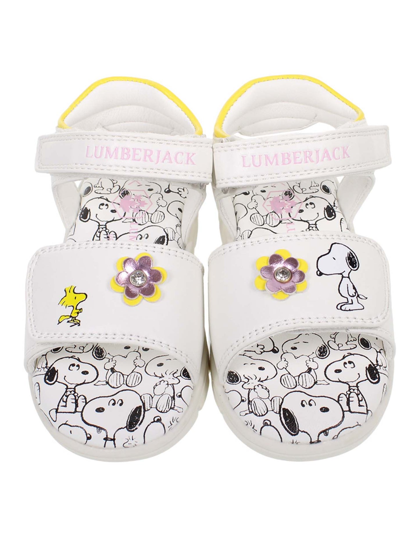 Lumberjack Whippy, infradito unisex bambino bianca per la primavera-estate