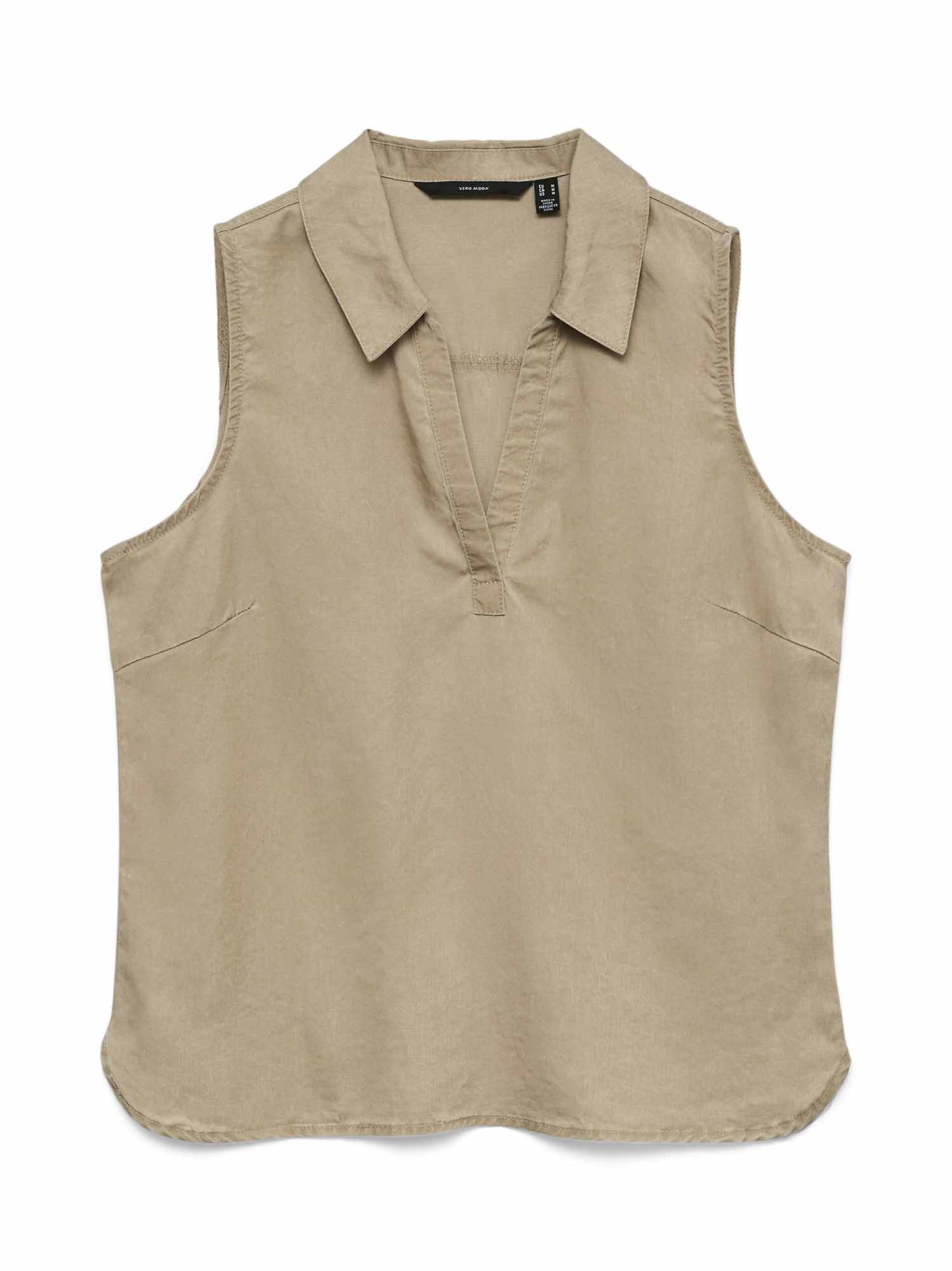 Vero Moda Harper, camicia donna beige perfetta per la primavera