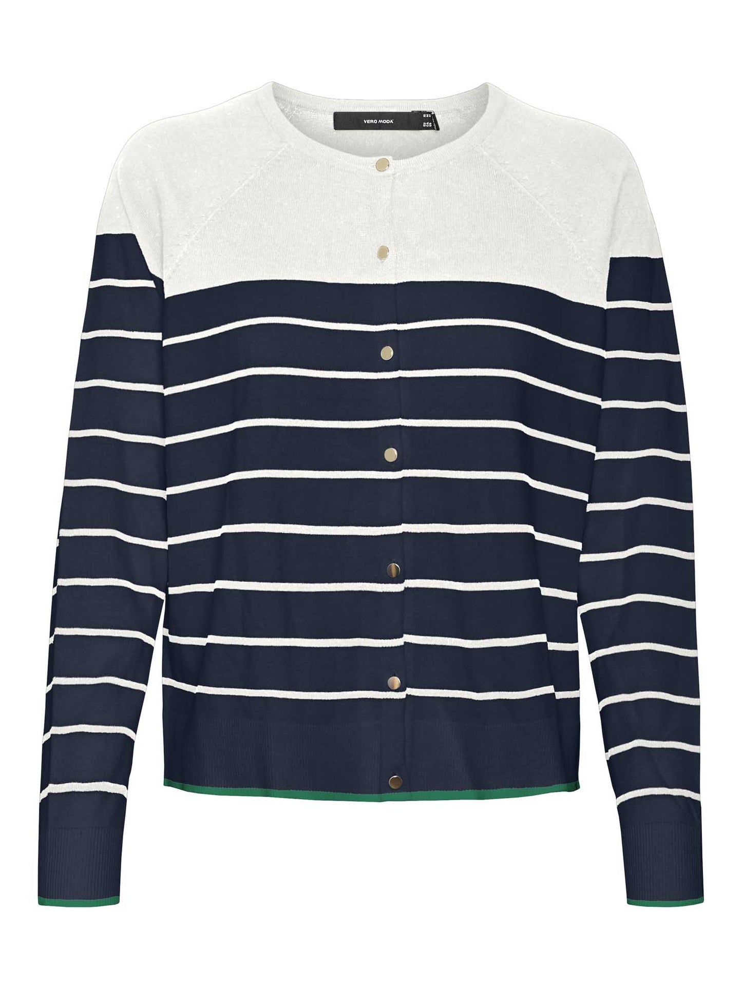 VERO MODA ALMA LS - BLU-BIANCO