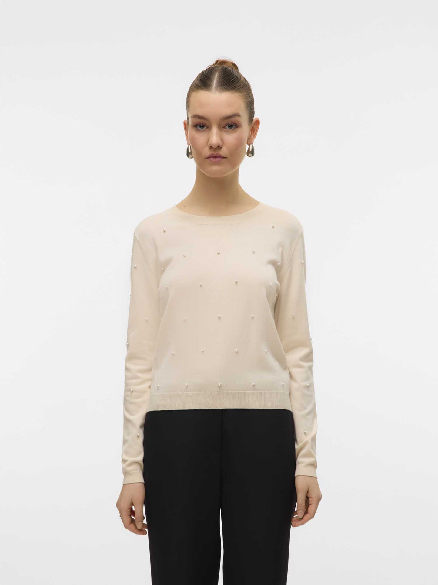 MAGLIA GLORY VERO MODA DA DONNA PANNA