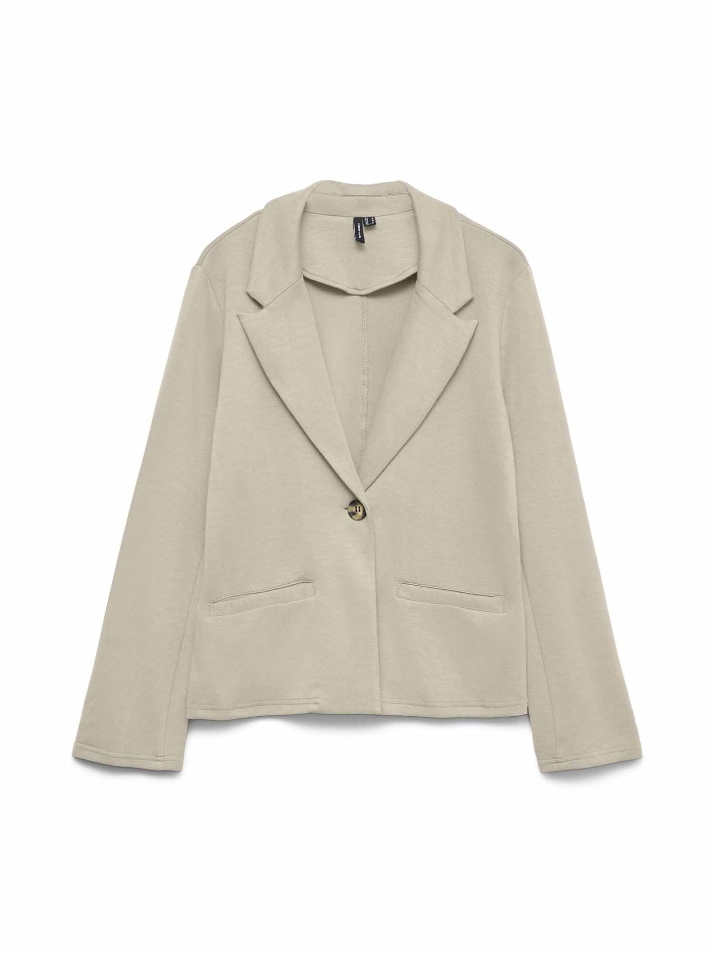 Vero Moda Blazer oversize beige da donna casual in poliestere