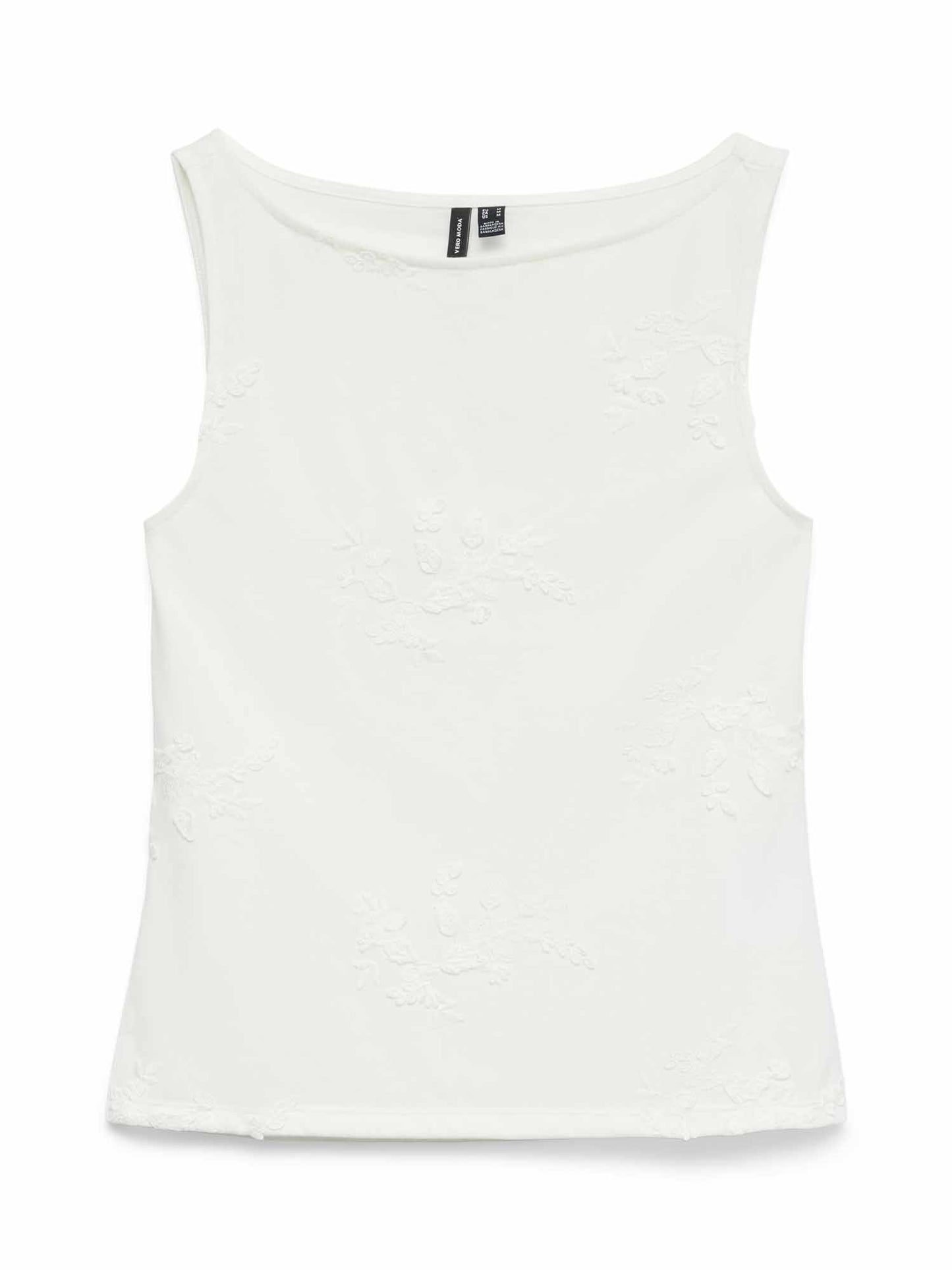 Canotta Vivian di Vero Moda in morbido cotone bianca da donna