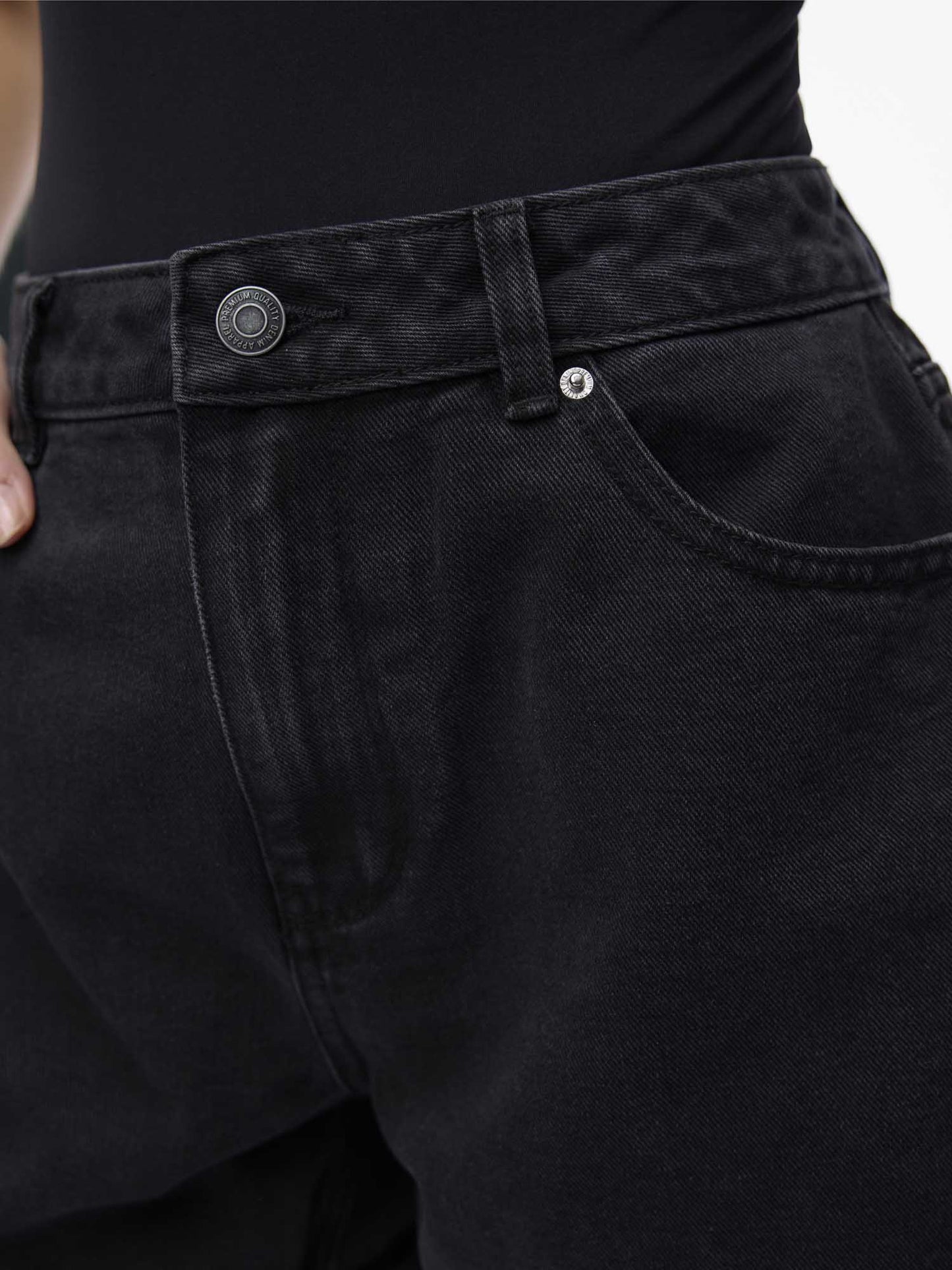 VERO MODA ZURI LOOSE - DENIM BLACK