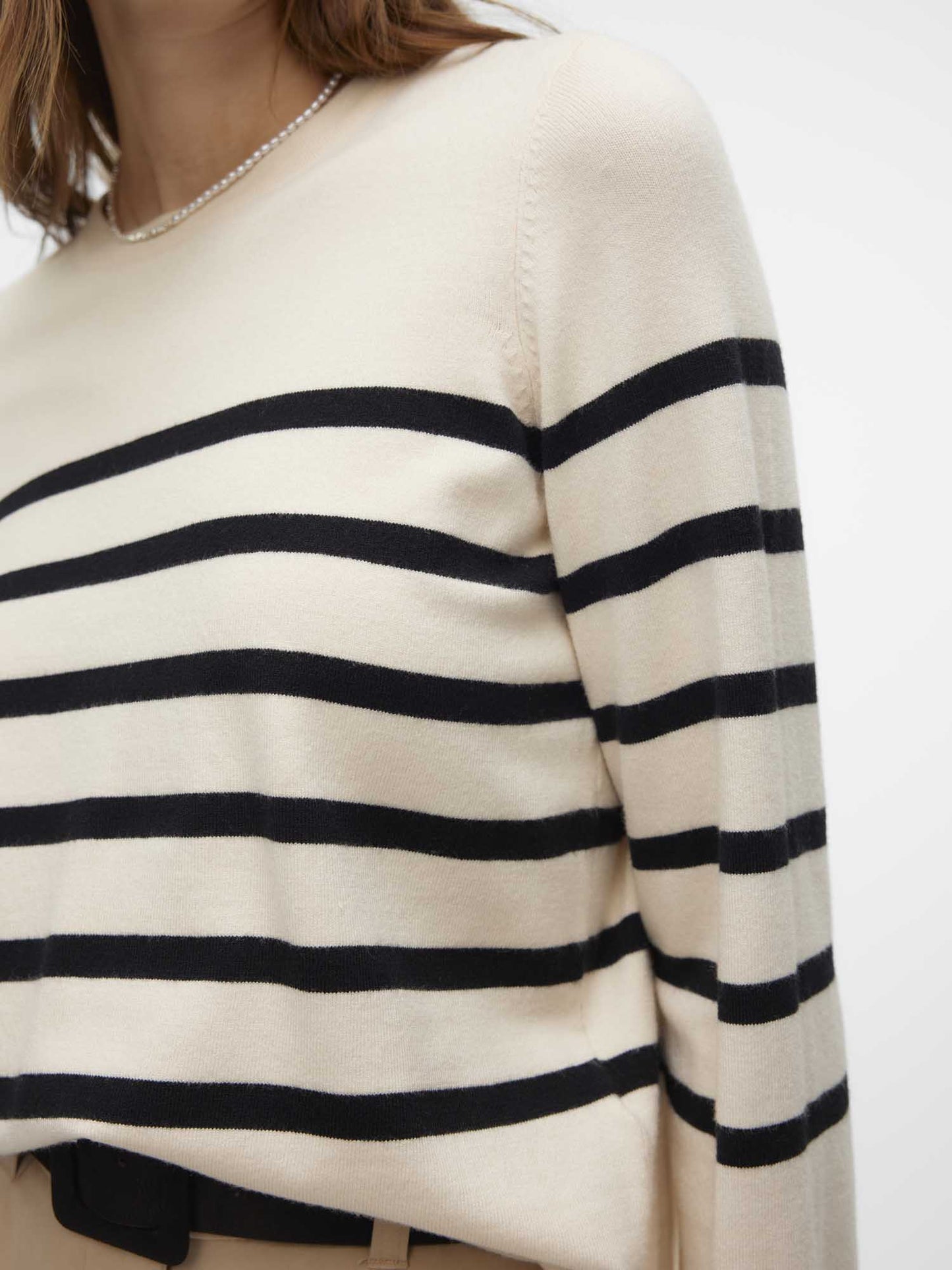 PULLOVER SABA VERO MODA DA DONNA PANNA NERO
