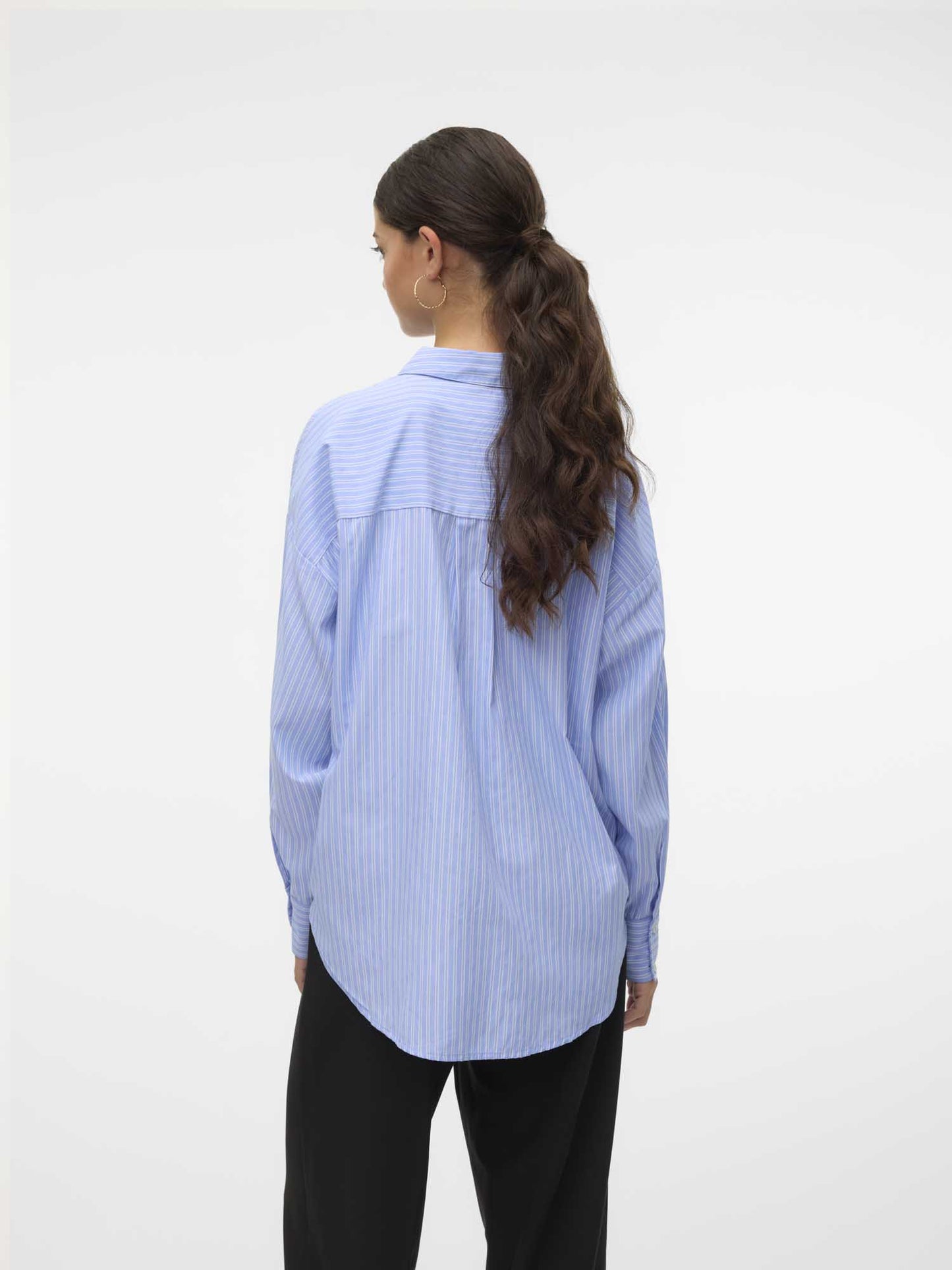 VERO MODA FANNI LS - CELESTE