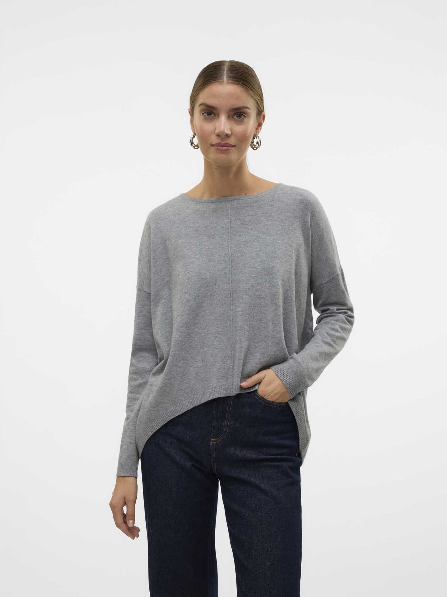 PULLOVER BREEZE VERO MODA DA DONNA GRIGIO