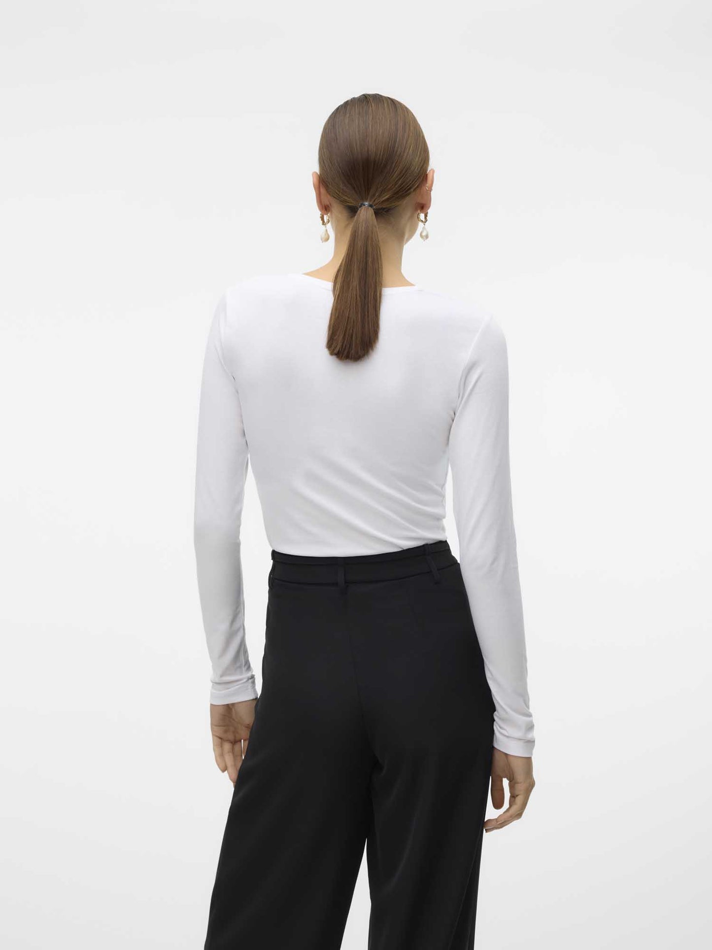 VERO MODA LULU LS - BIANCO