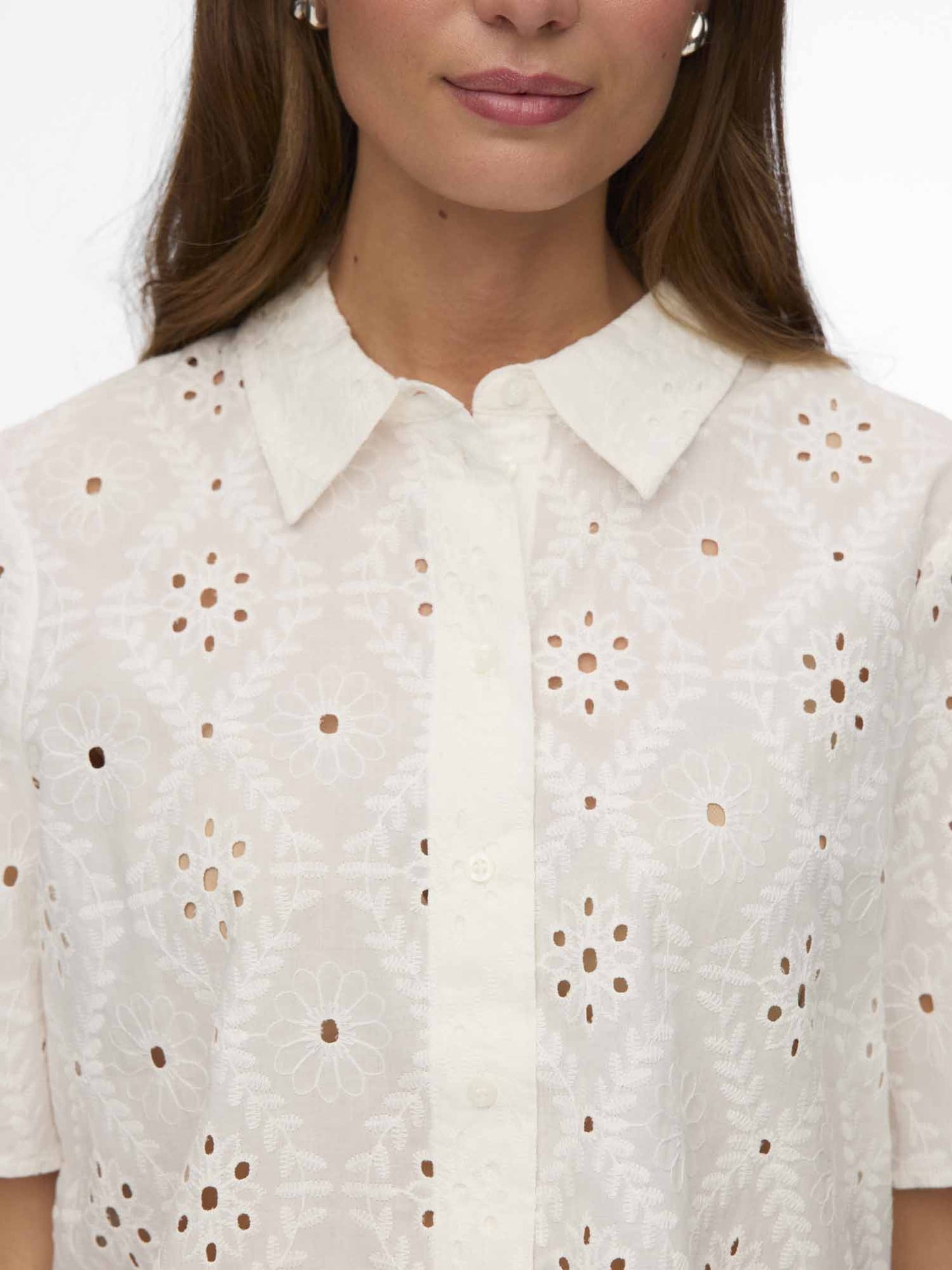 Vero Moda Eliza, camicia donna bianca regular fit