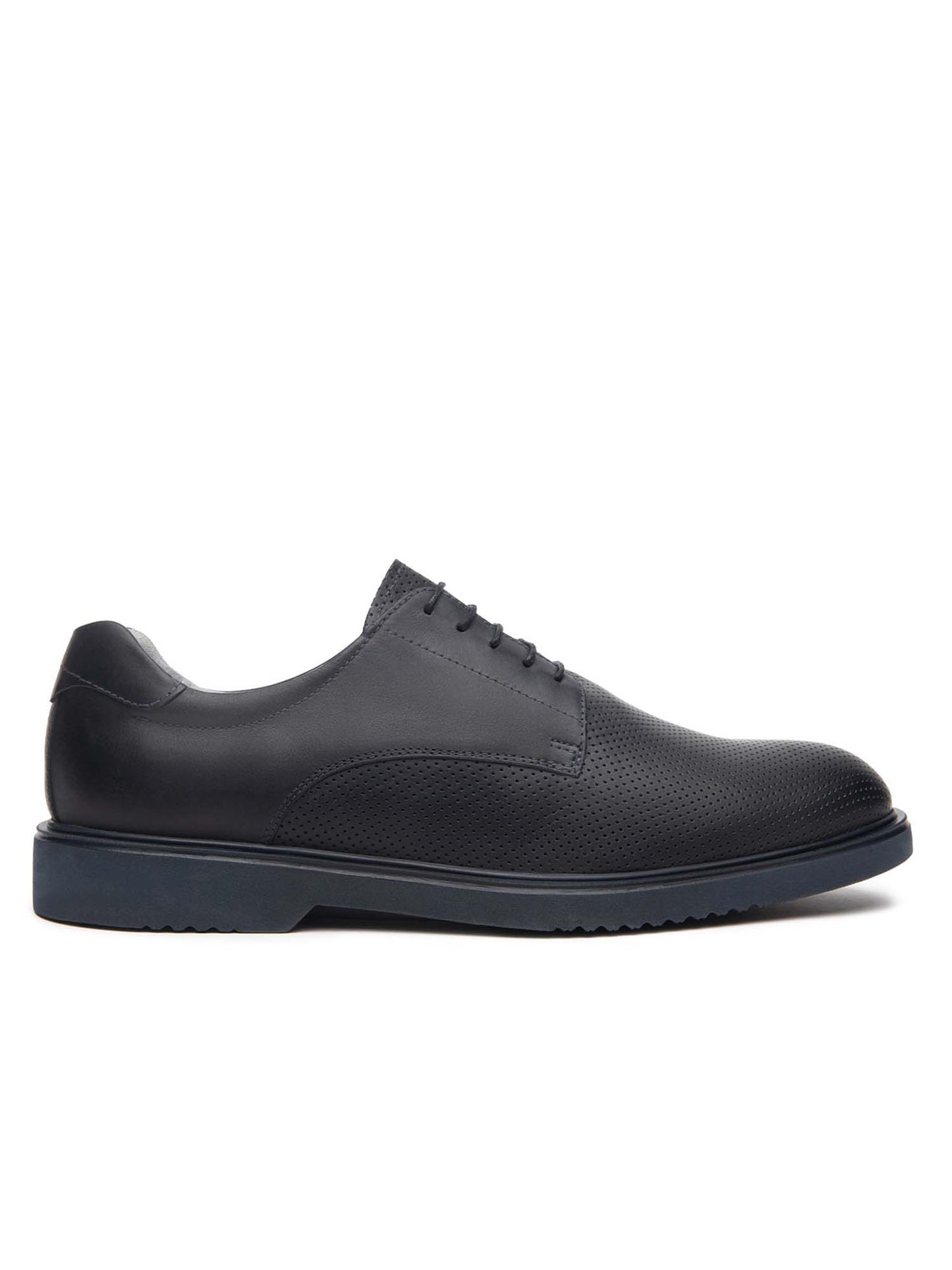 STRINGATA IN PELLE NERO GIARDINI UOMO BLU