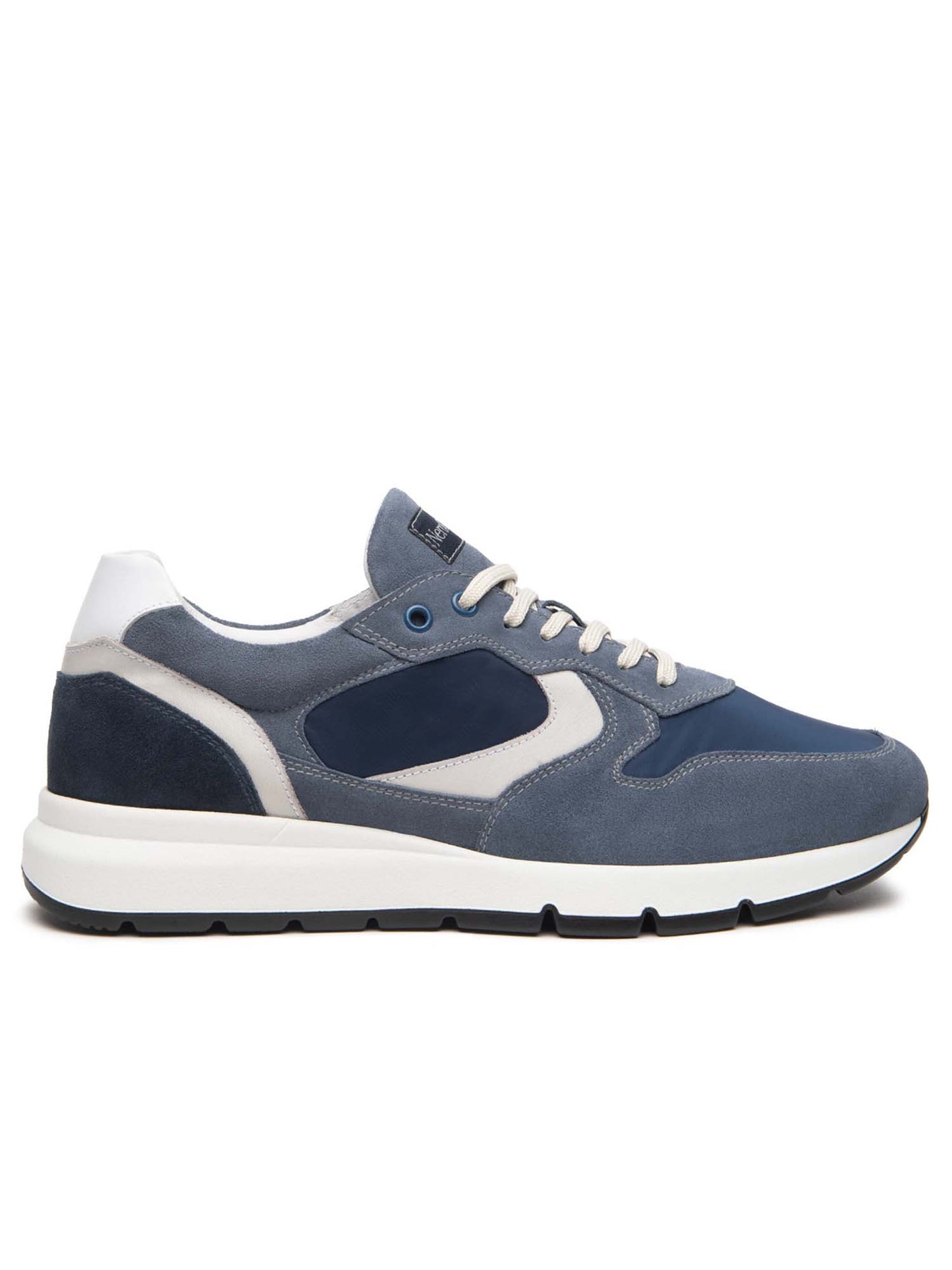 SNEAKERS IN CAMOSCIO E NYLON NERO GIARDINI UOMO AVIO