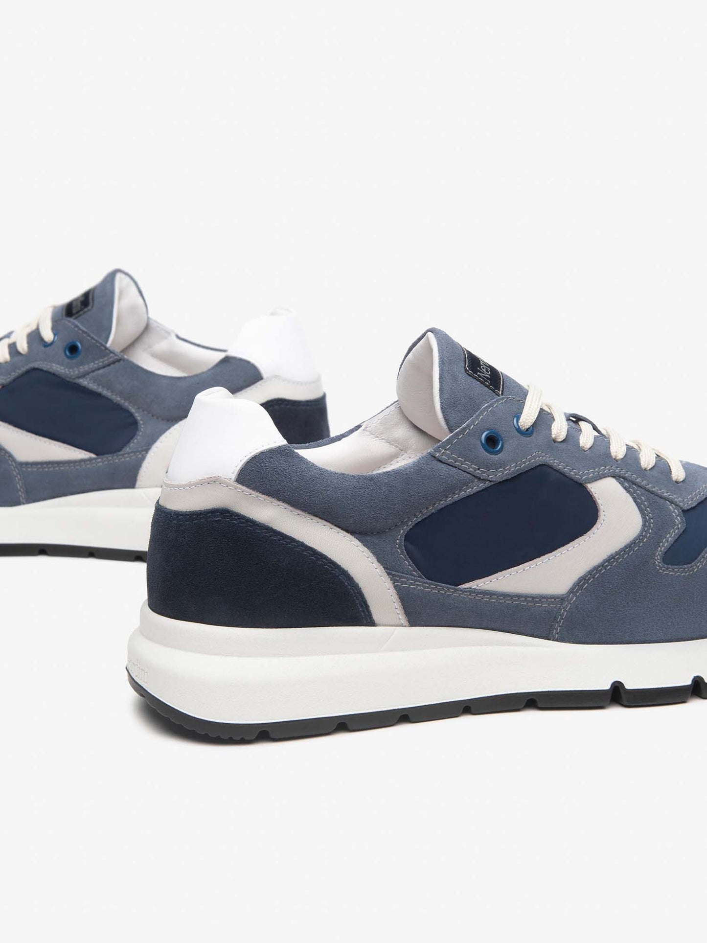 SNEAKERS IN CAMOSCIO E NYLON NERO GIARDINI UOMO AVIO