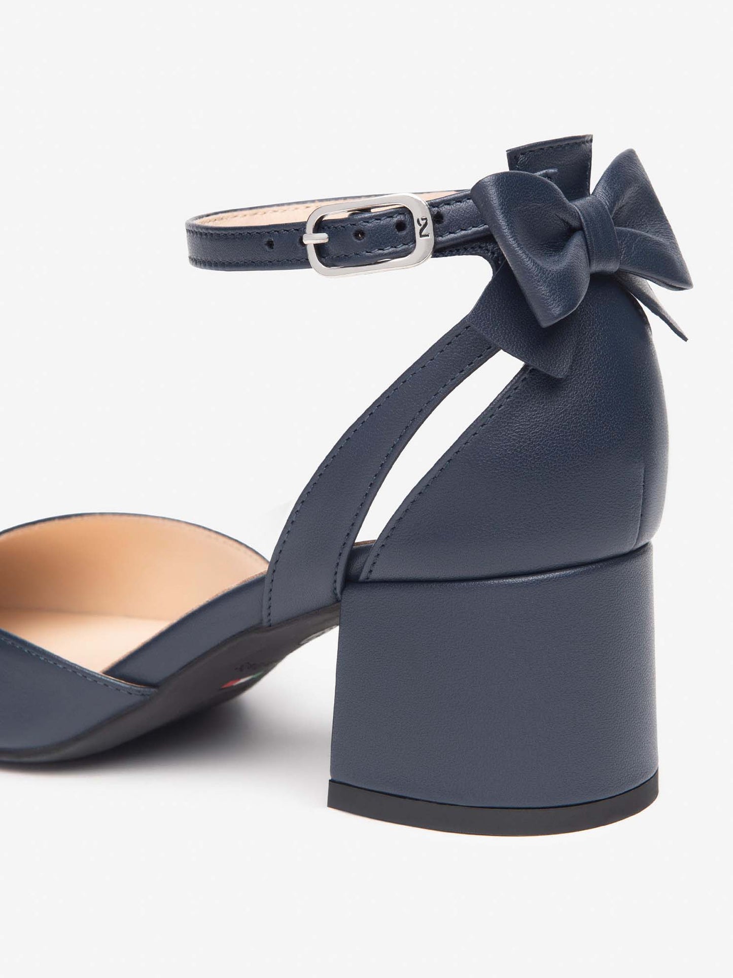 DECOLLETÉ CON FIOCCO NERO GIARDINI DONNA BLU