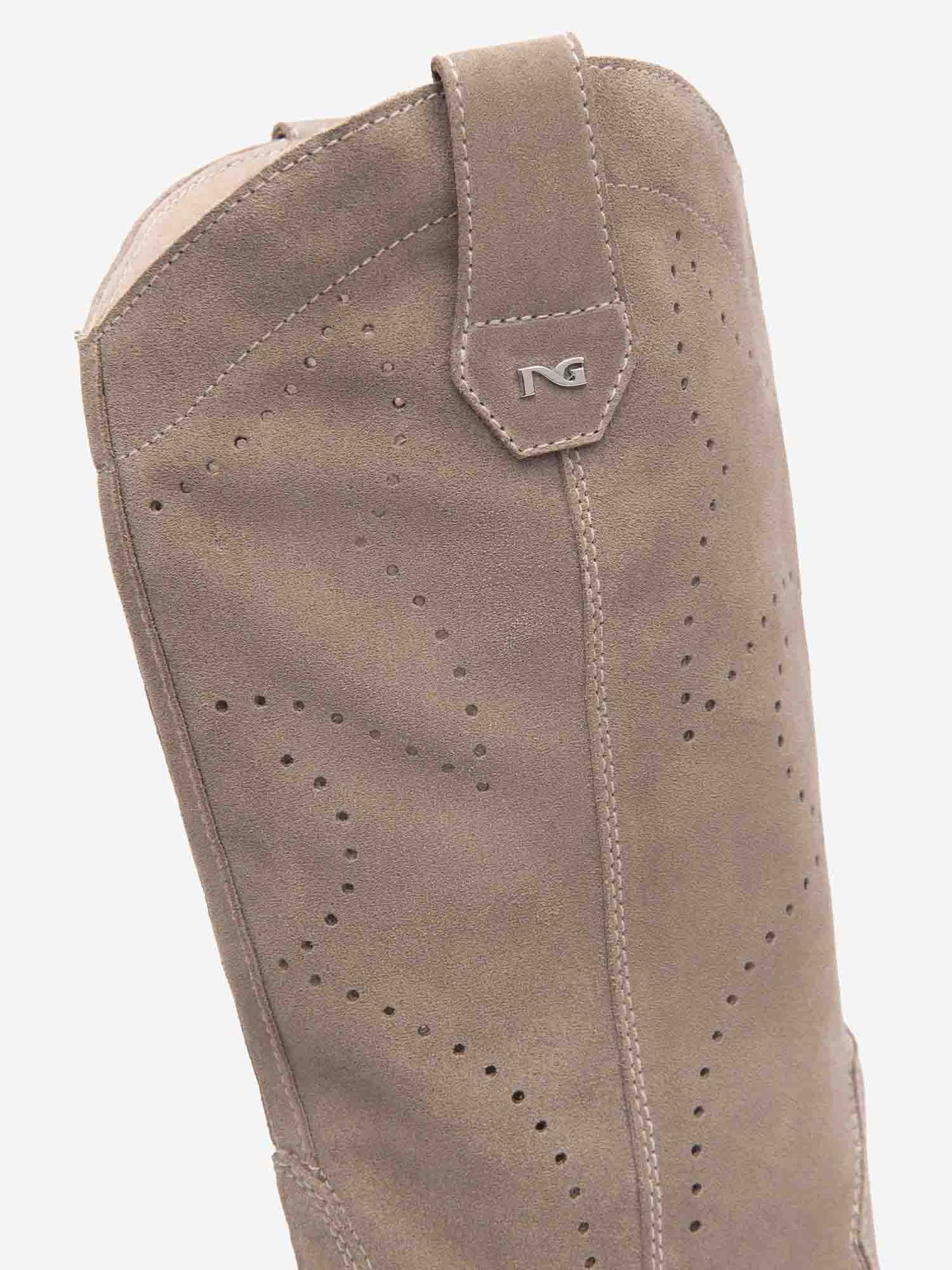 STIVALI SCAMOSCIATI NERO GIARDINI DONNA BEIGE