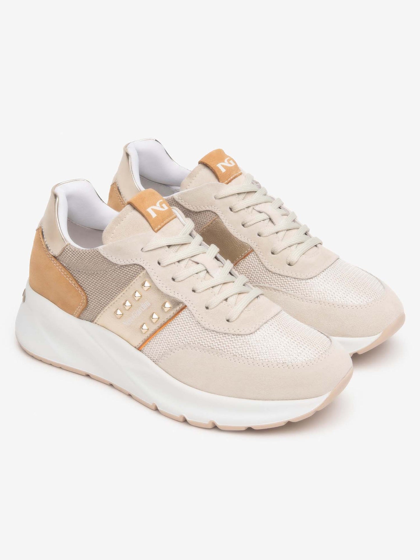 SNEAKERS NERO GIARDINI DONNA GESSO