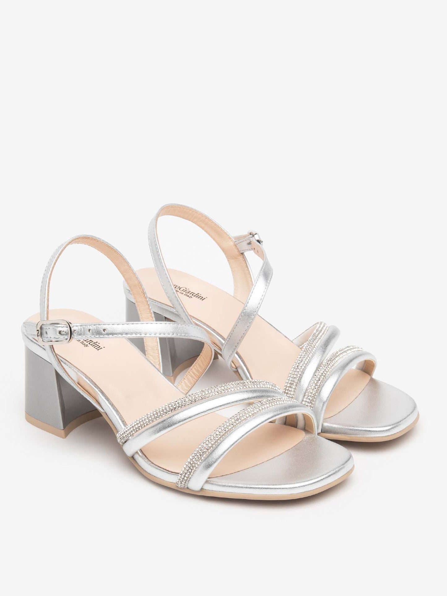 NERO GIARDINI SANDAL - ARGENTO